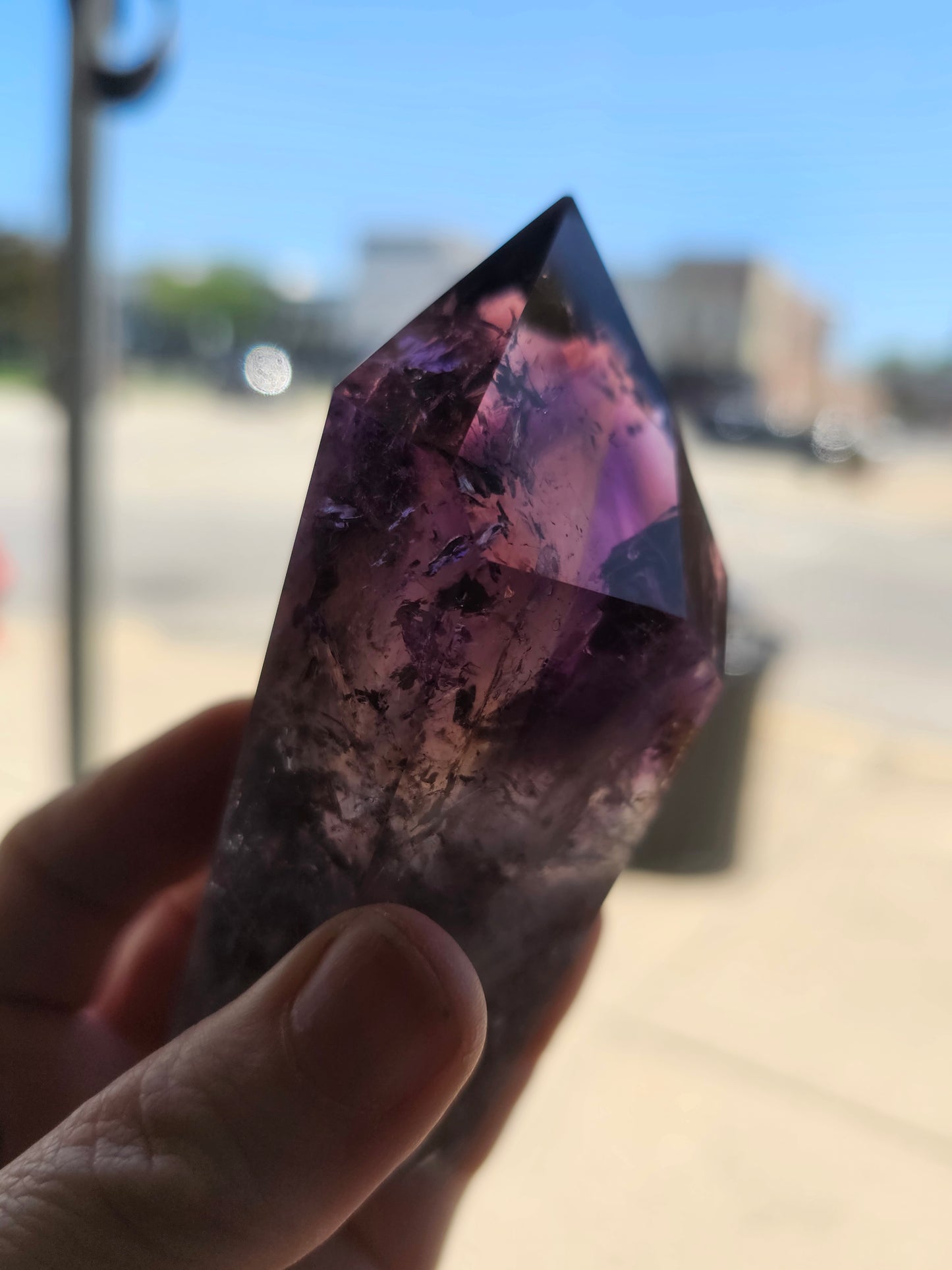 Polished Amethyst Point