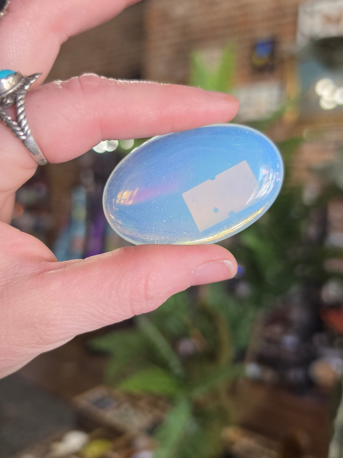 Opalite Palm Stone