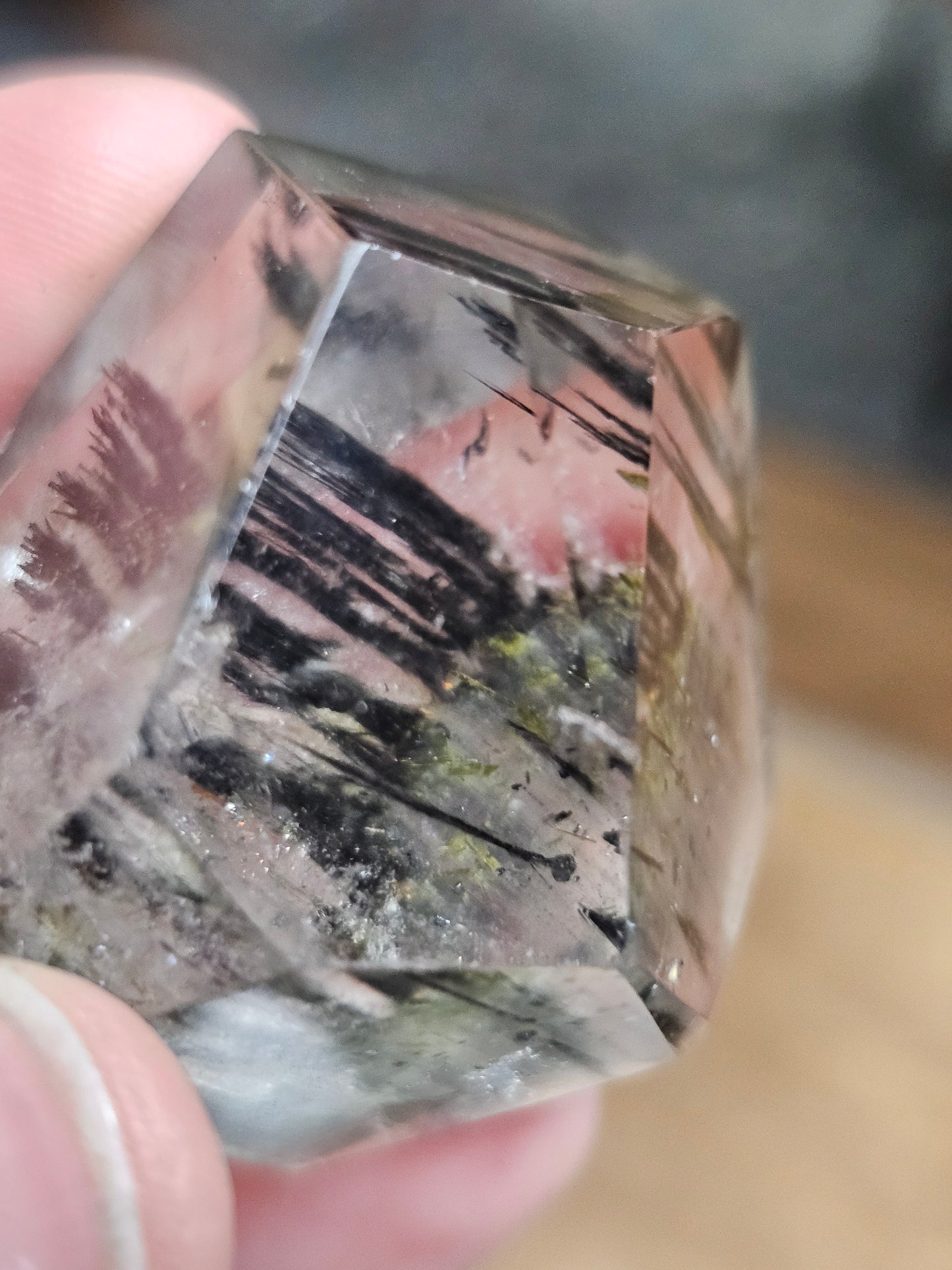 Actinolite and Epidote in Quartz