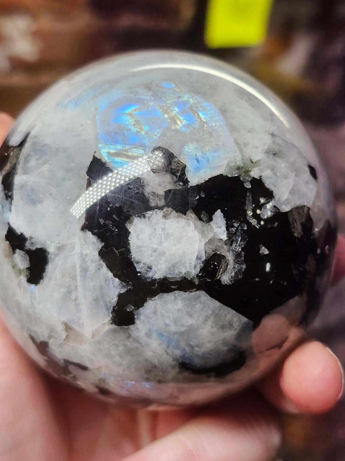 Rainbow Moonstone Sphere