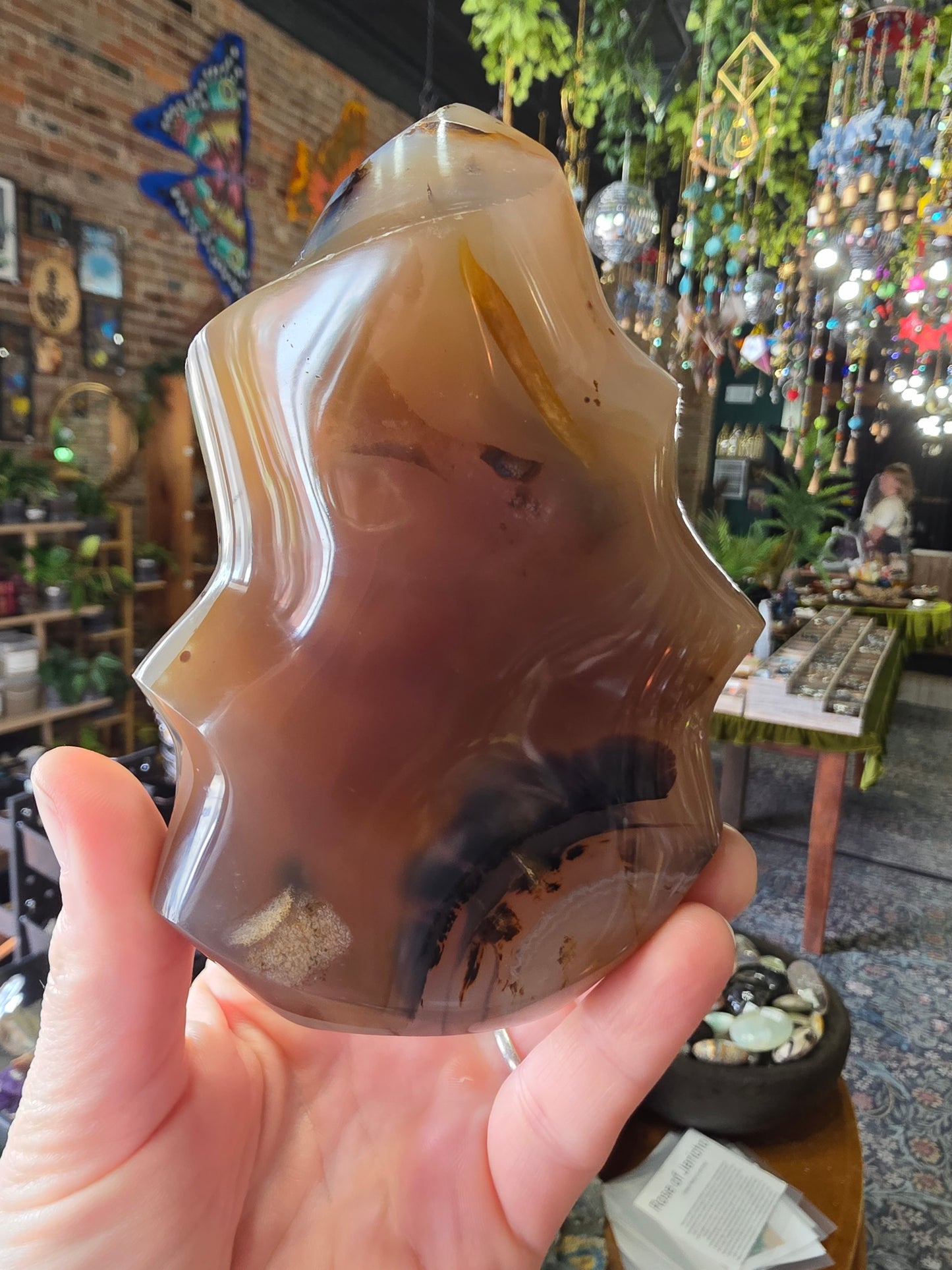 Dendritic Agate Flame