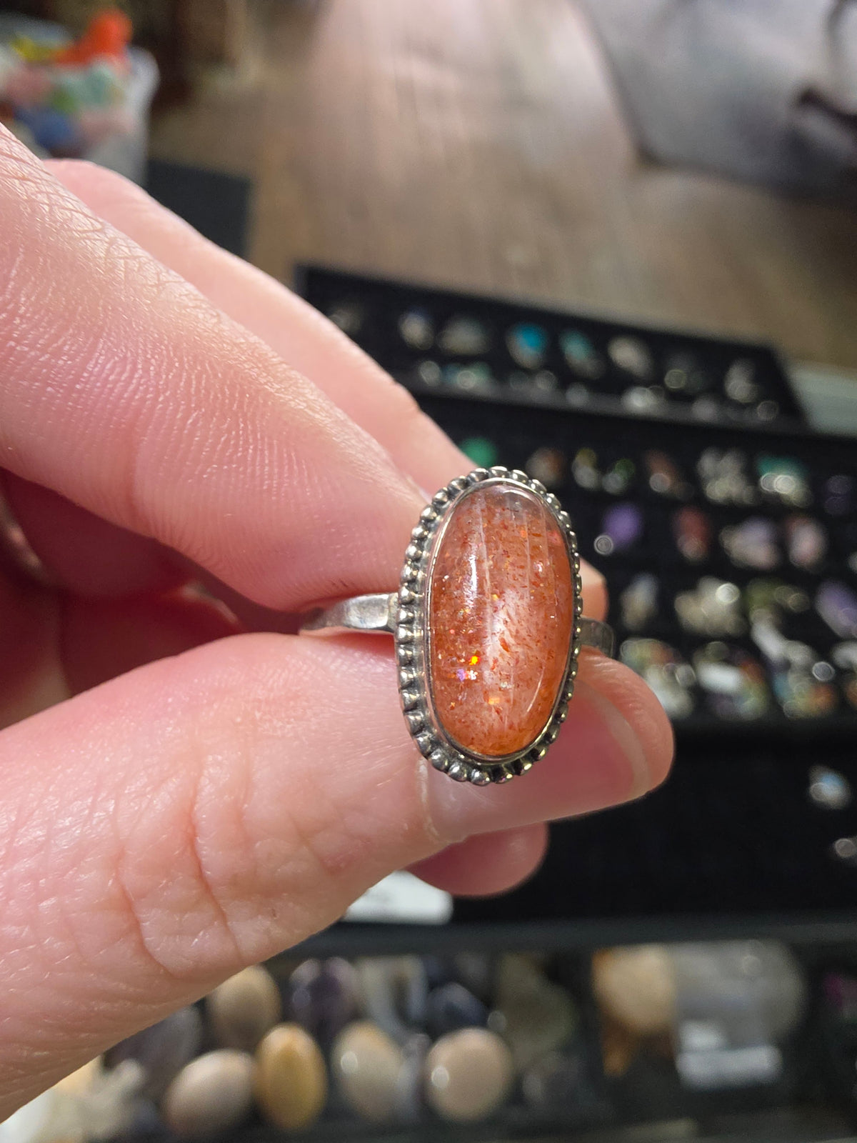 Sunstone Ring Size 7