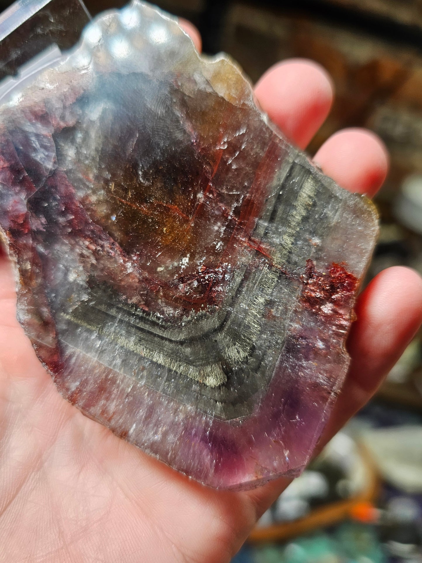 Included Amethyst with Citrine*
