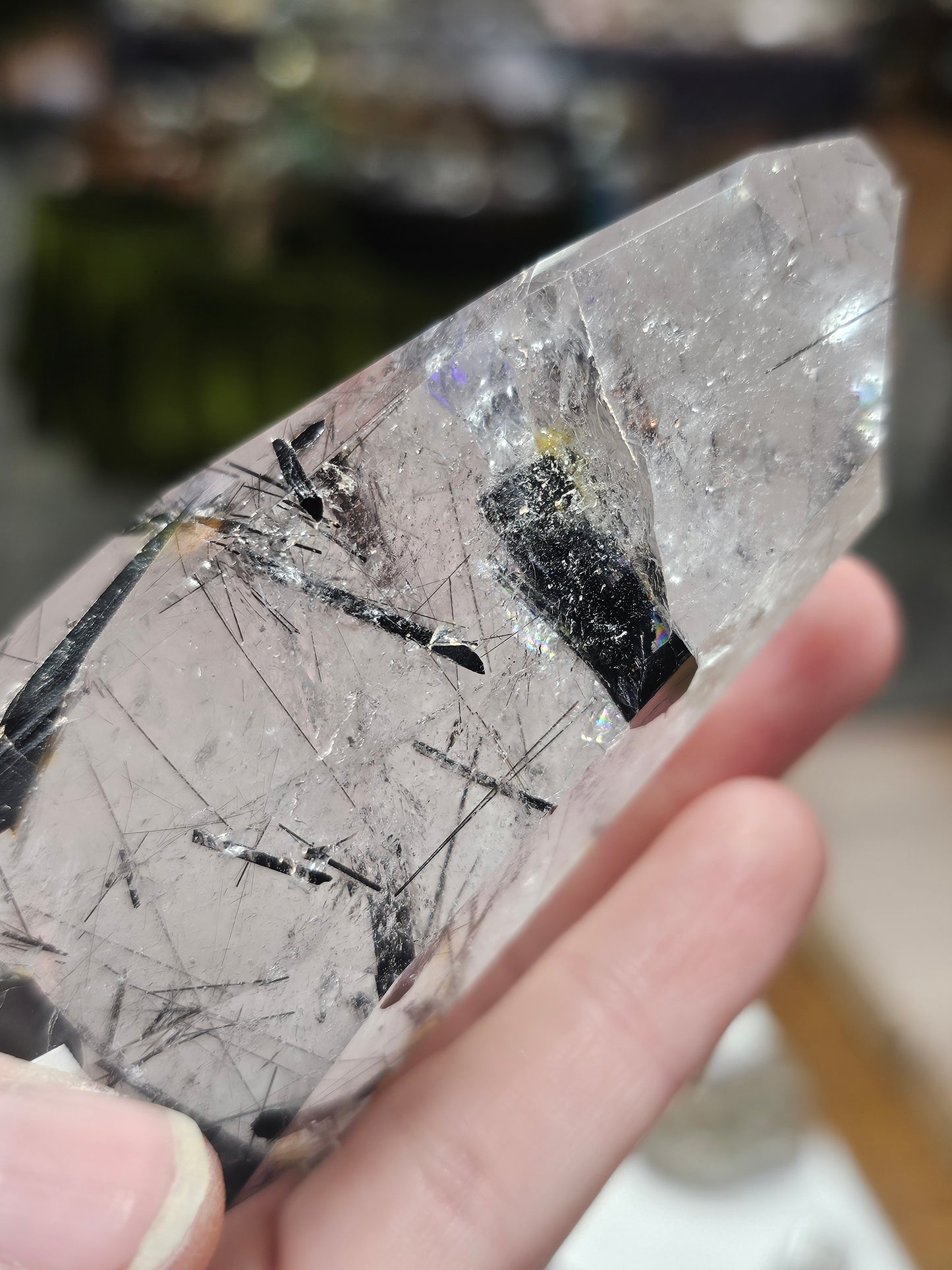 Tourmaline In Quartz Freeform