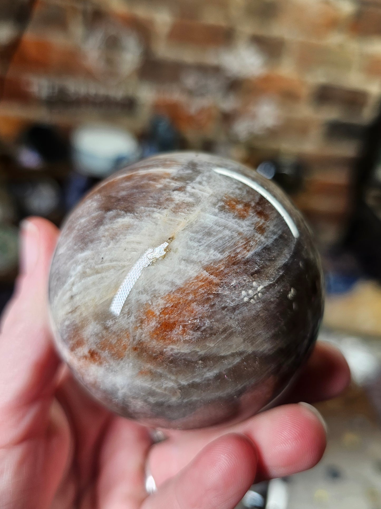 Sunstone Moonstone Sphere