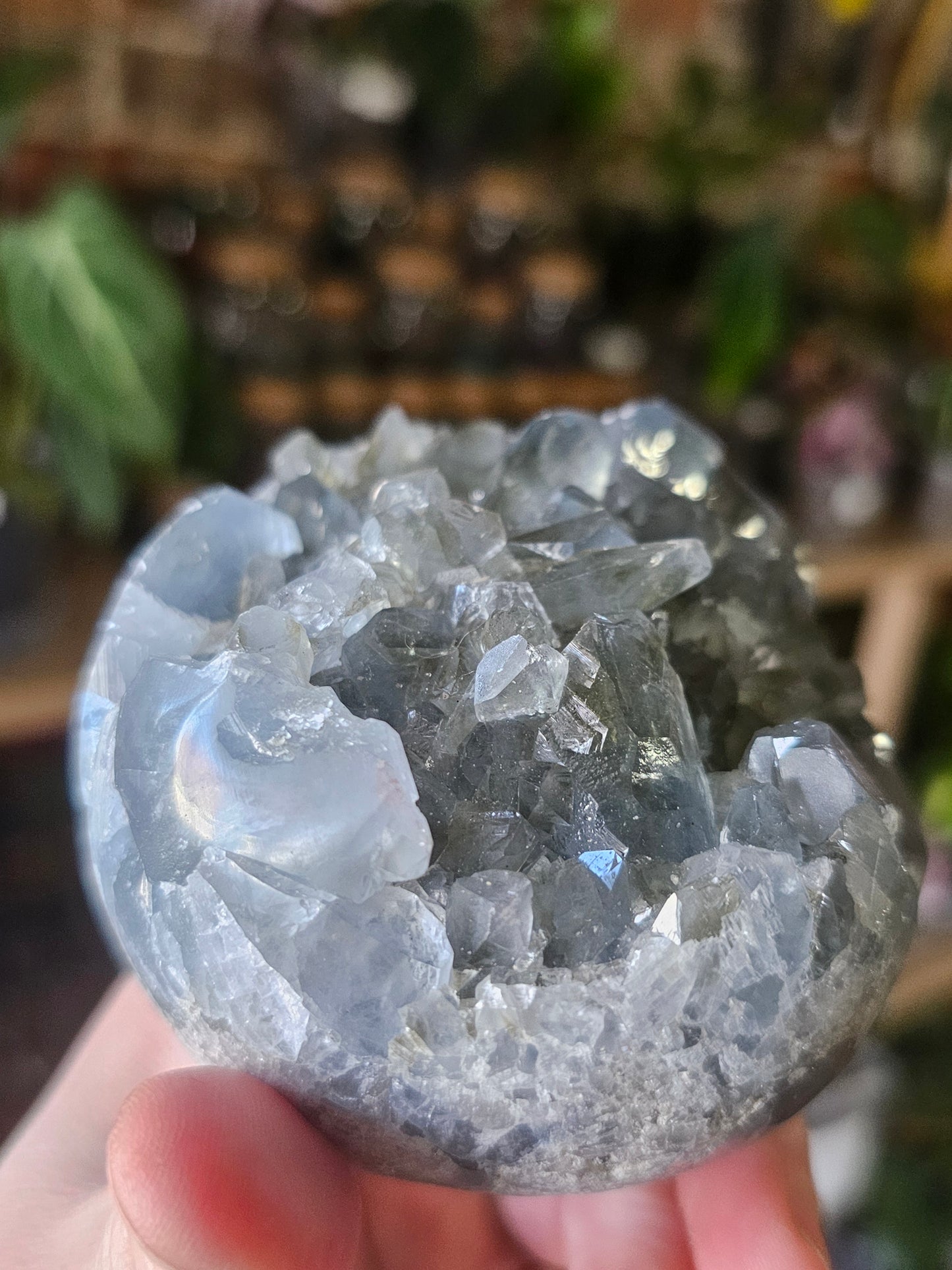 Celestite Cluster Sphere
