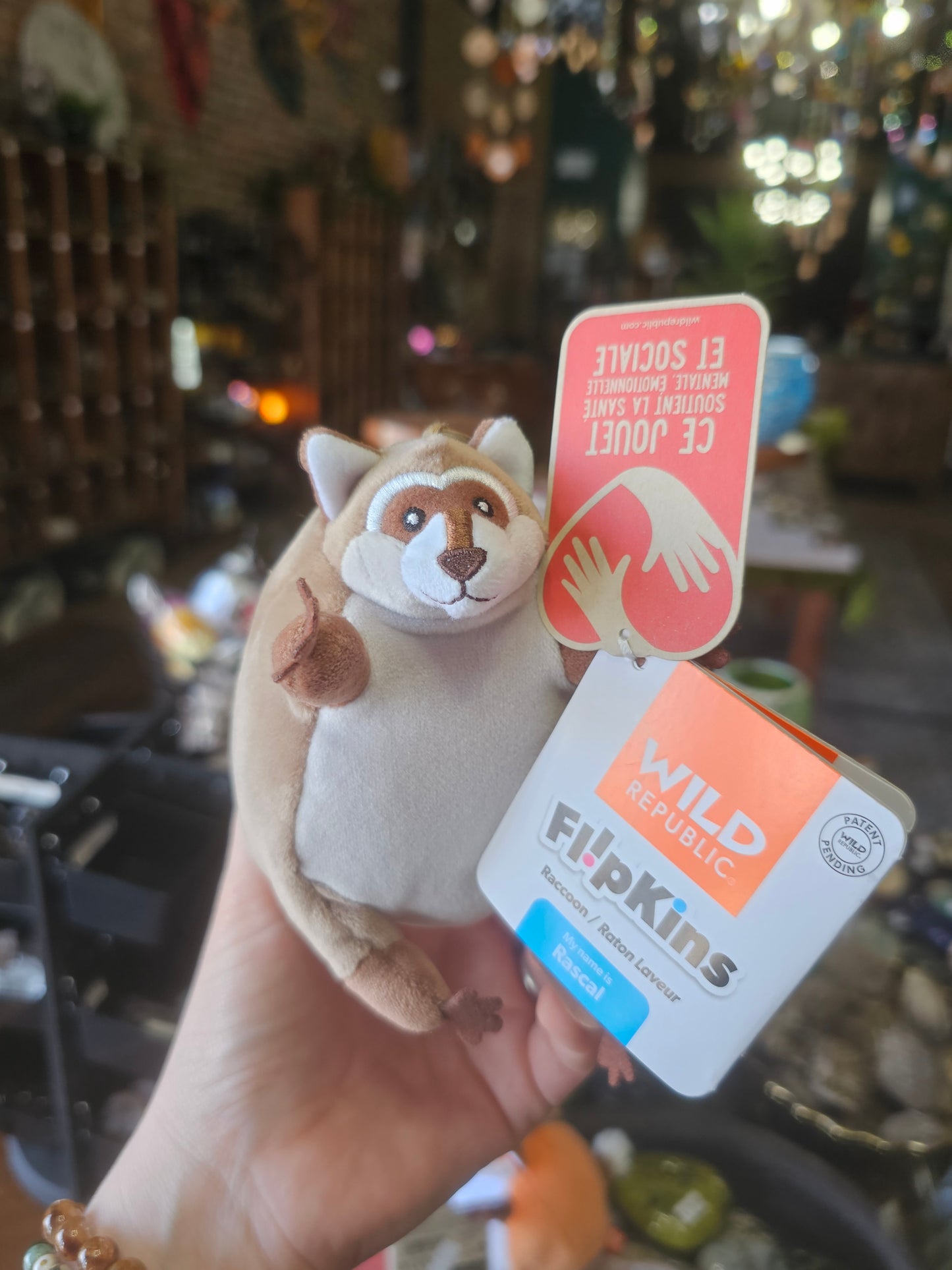 Wild Republic Flipkins Raccoon