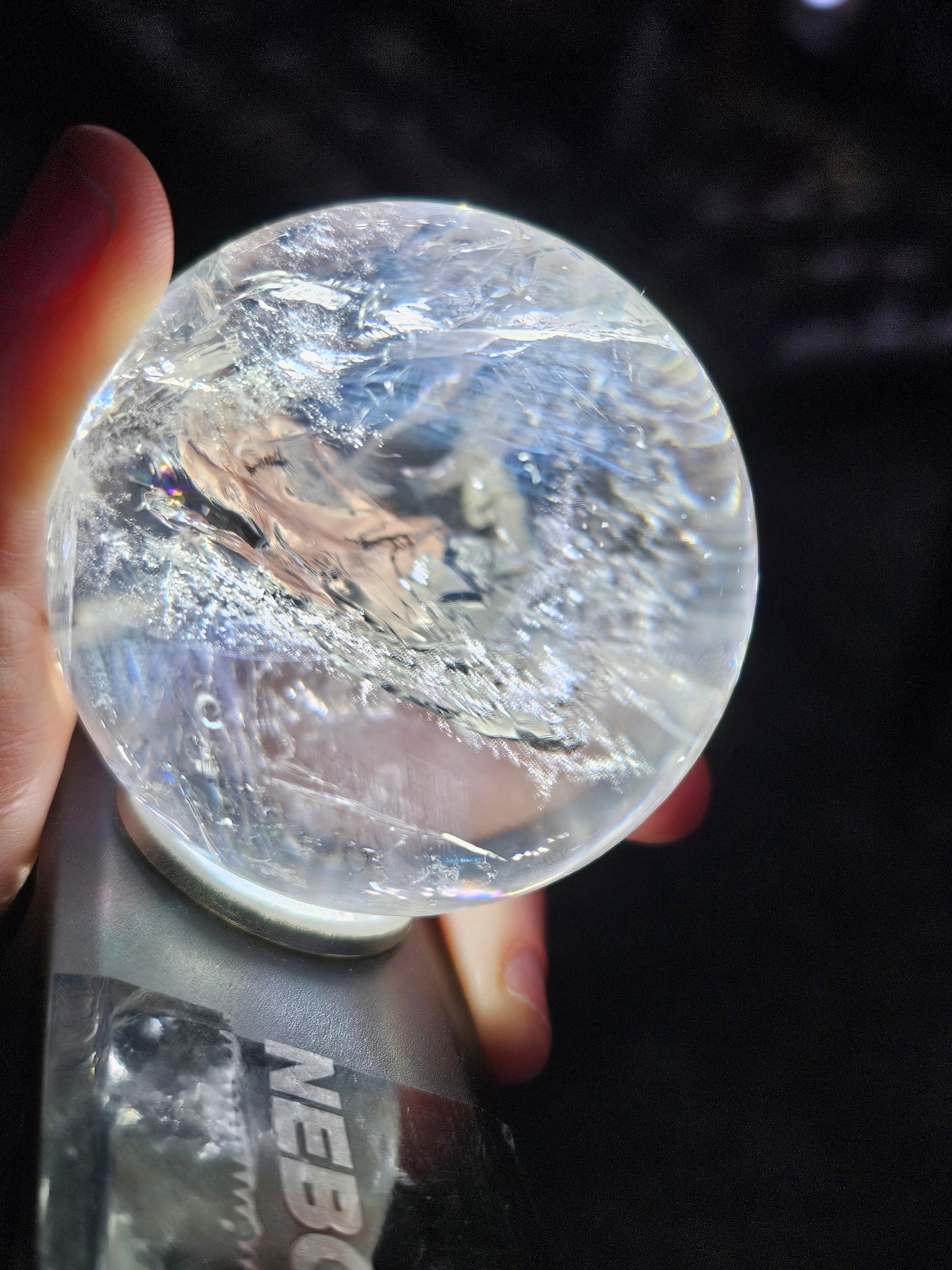 Blue Needle Quartz Sphere