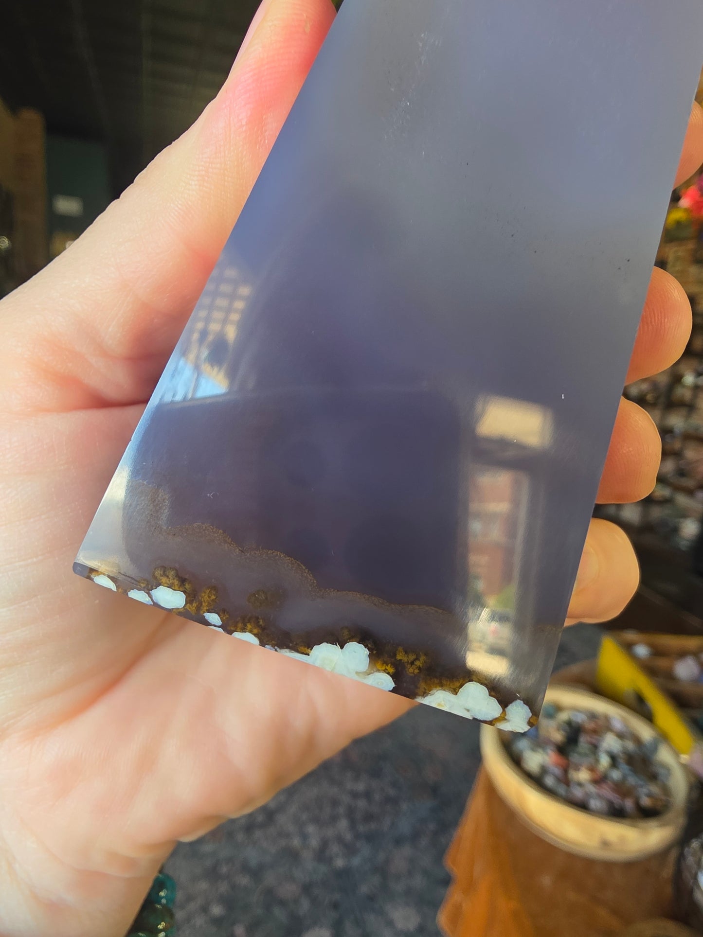Brazillian Agate Tower