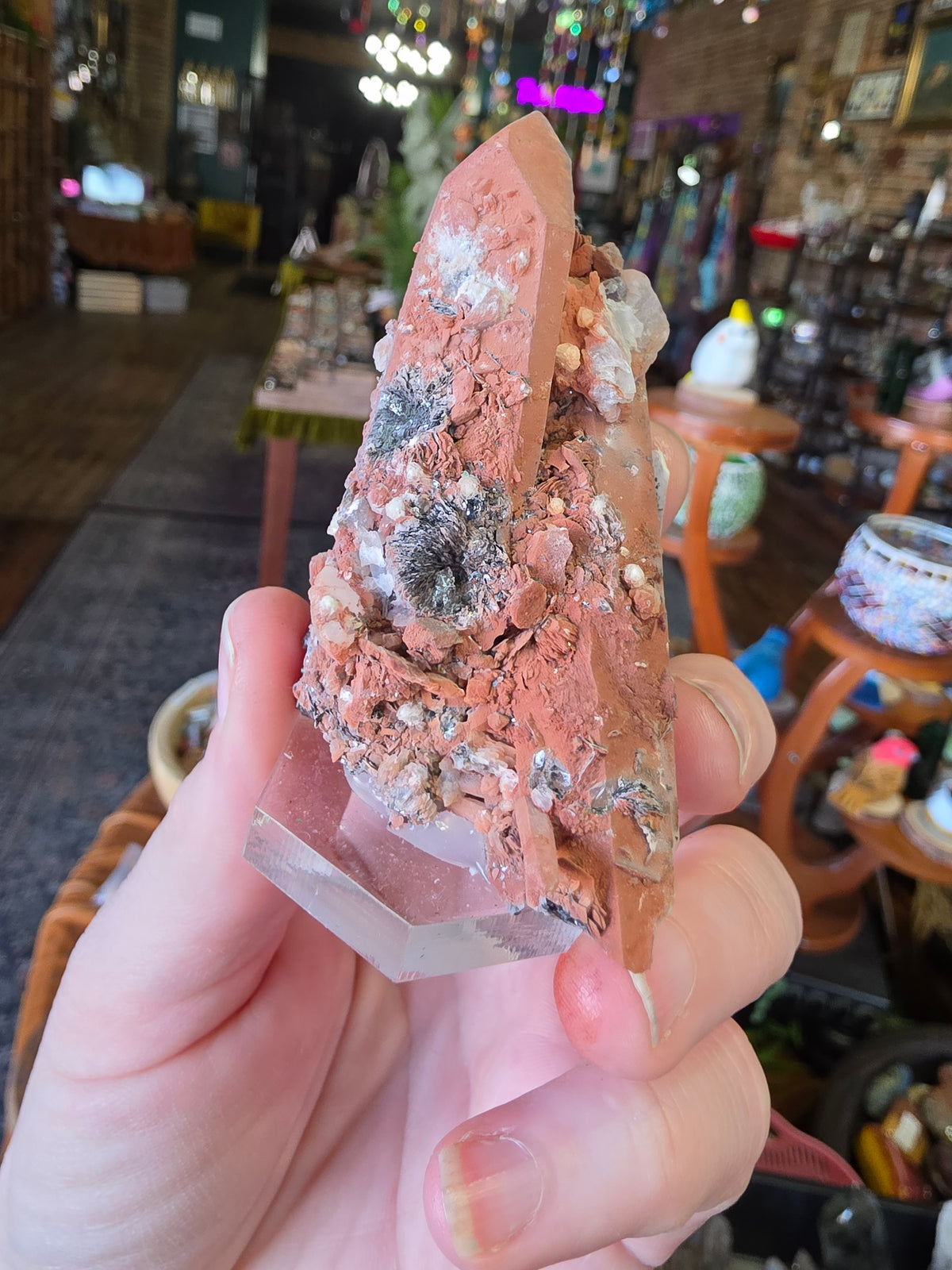 Specular Hematite on Quartz