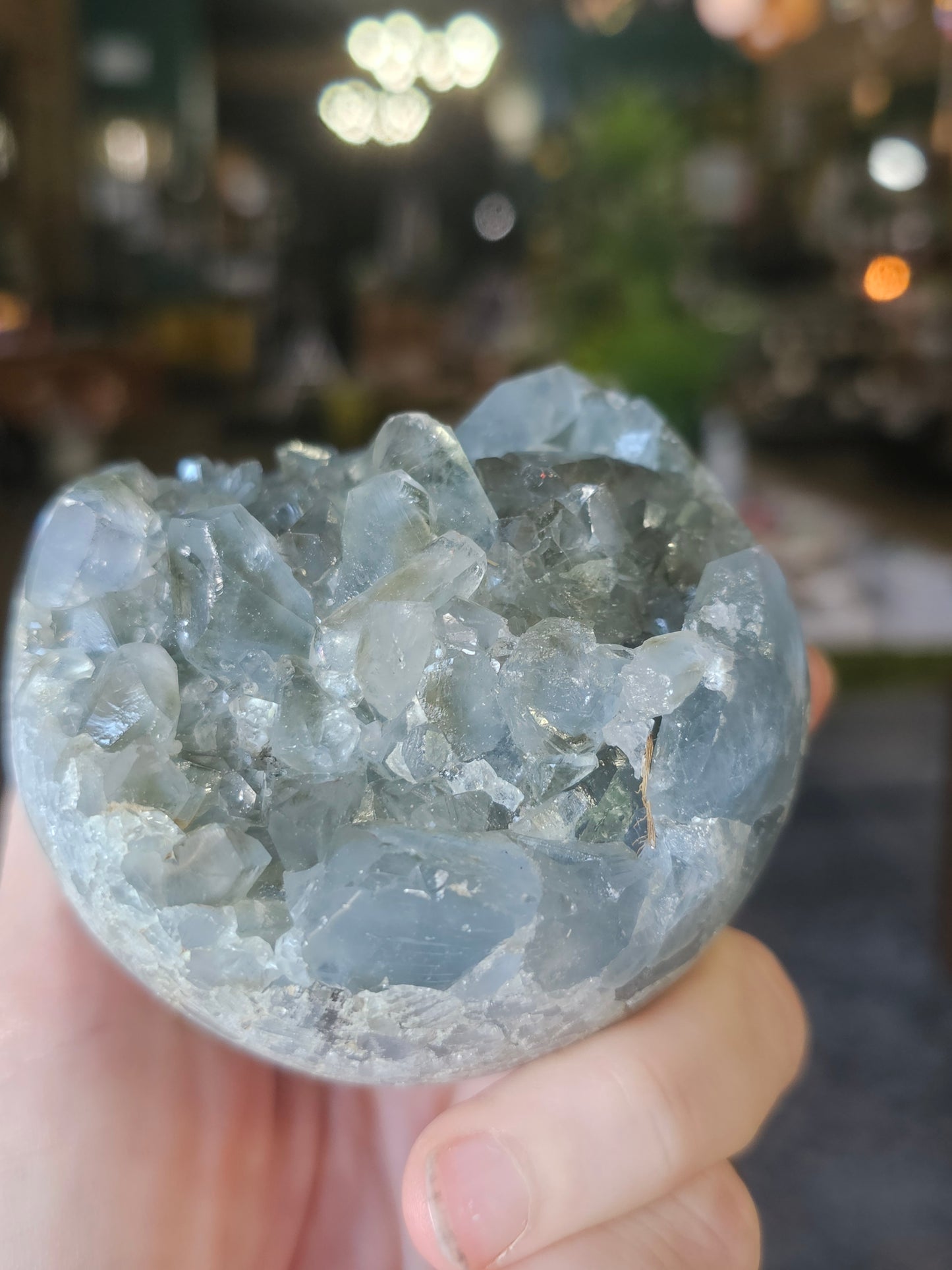Celestite Cluster Sphere