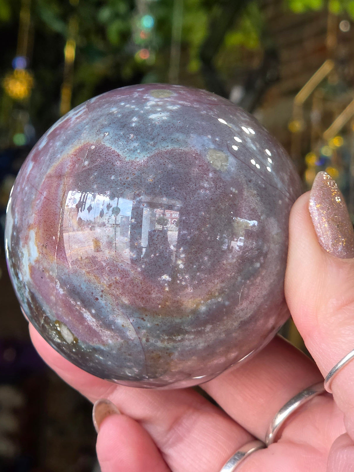 India Agate Sphere