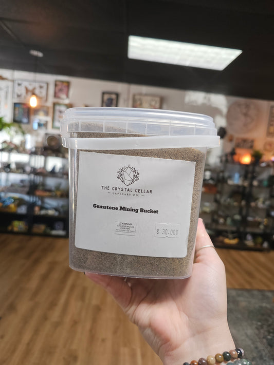 Small Gemstone Mining Bucket
