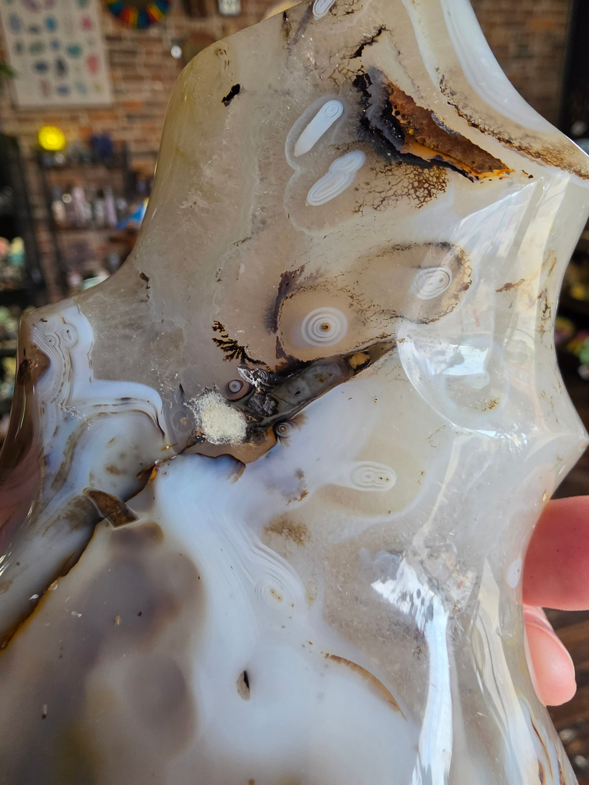 Dendritic Agate Flame