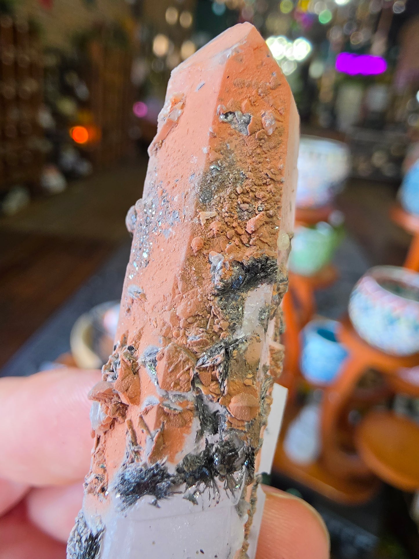 Specular Hematite on Quartz