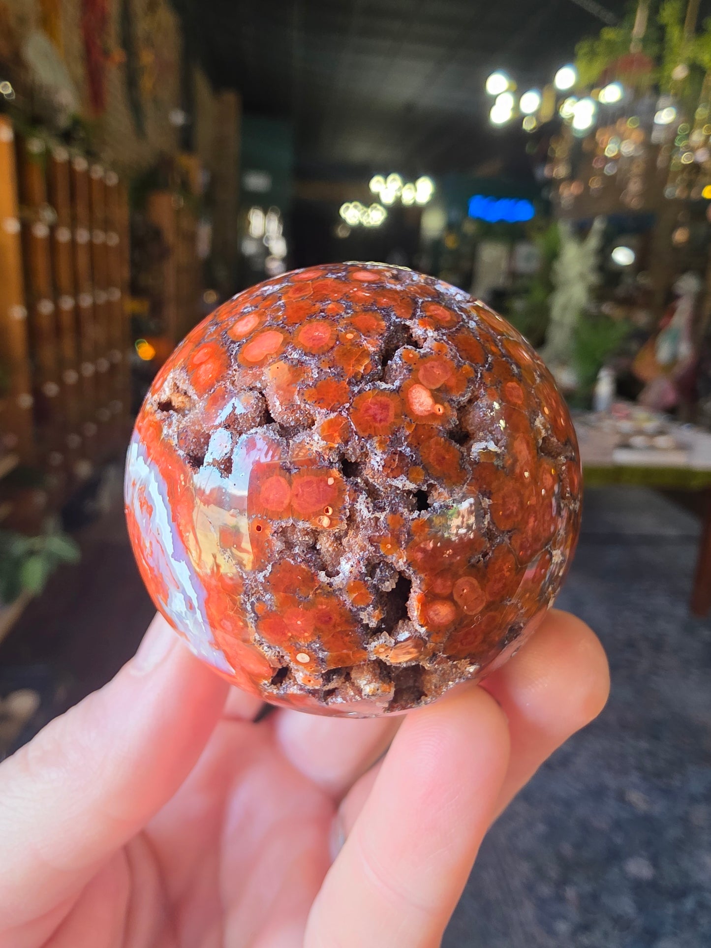 Poppy Jasper Sphere