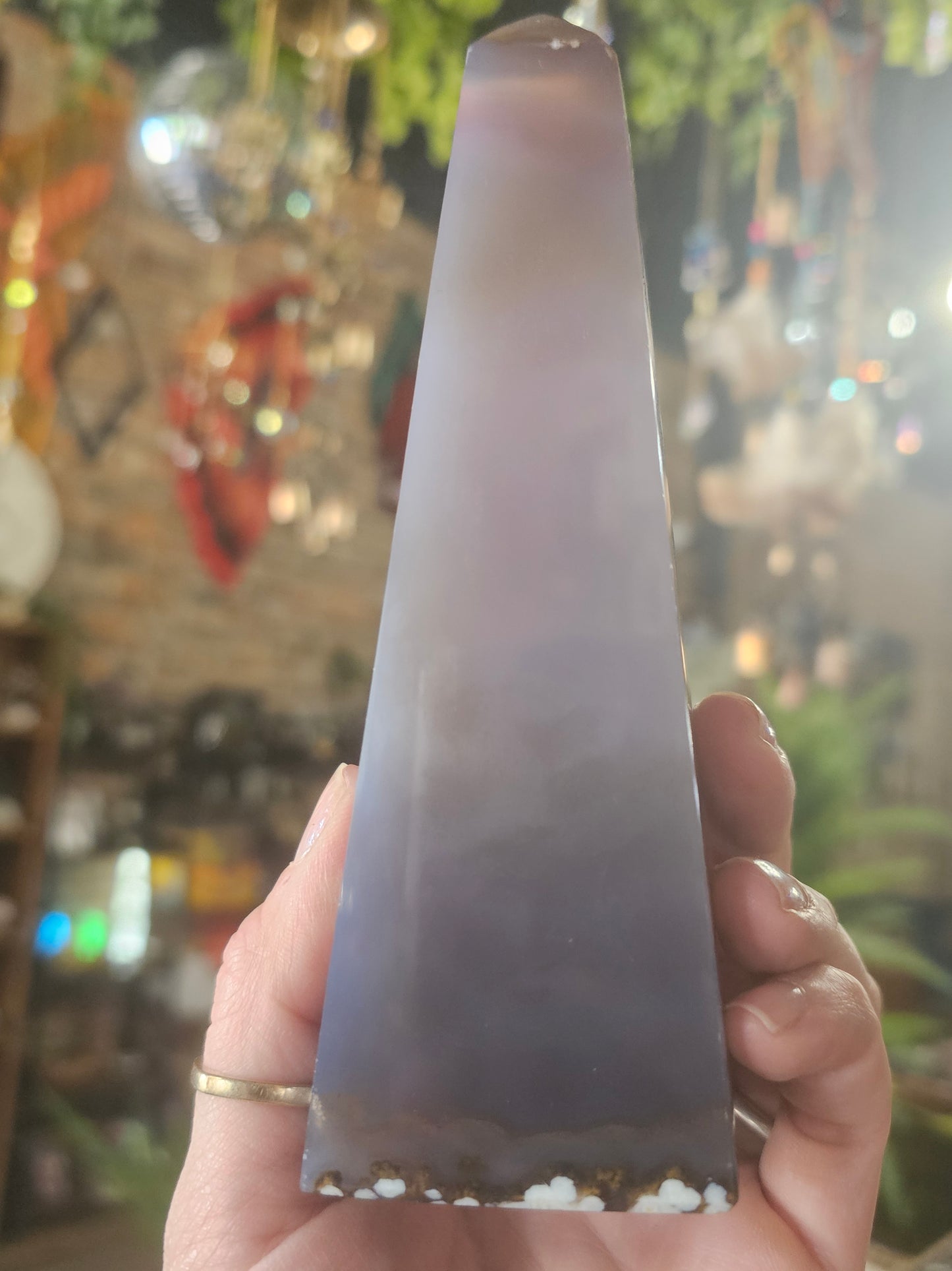 Brazillian Agate Tower