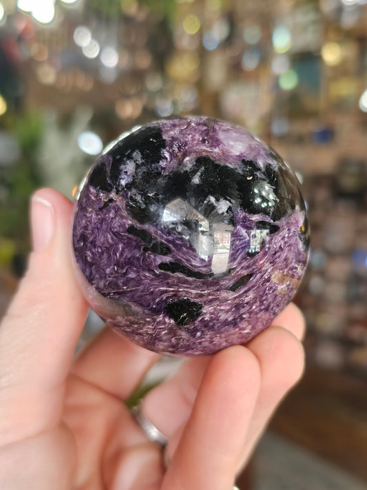 Charoite Sphere