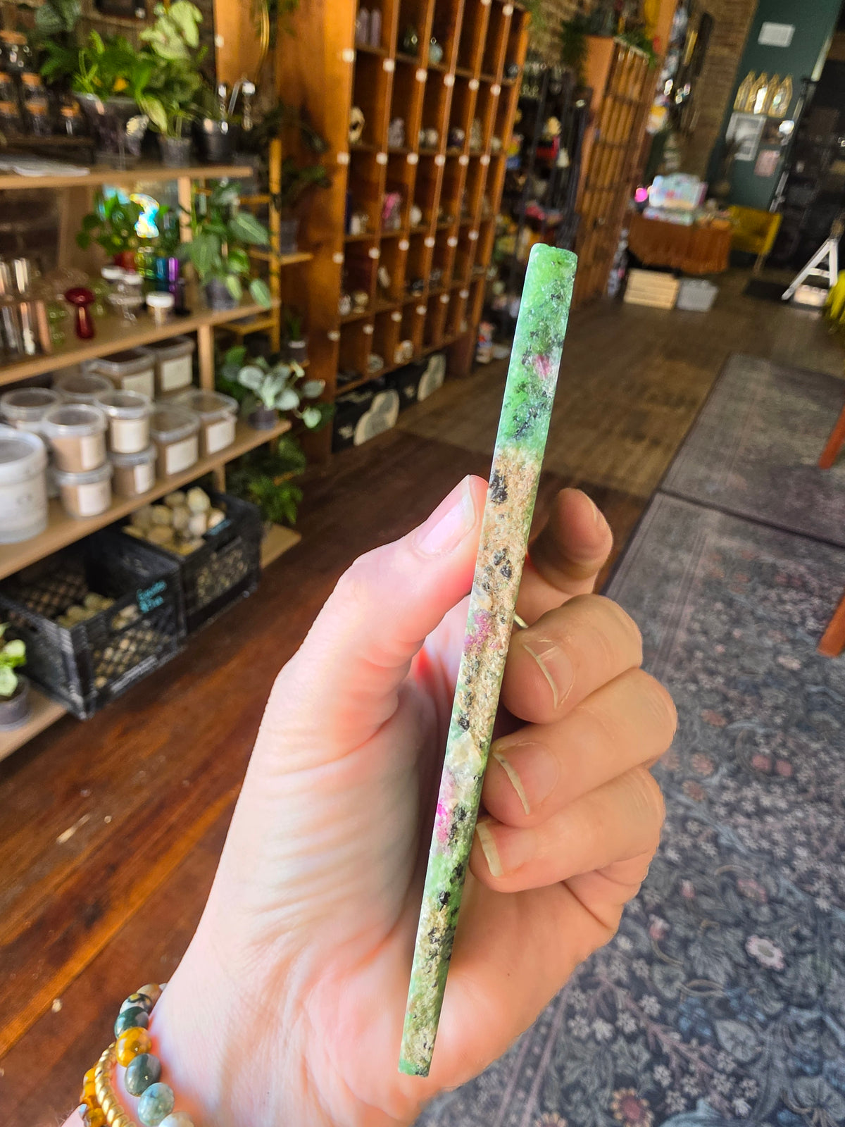 Ruby in Zoisite Slab