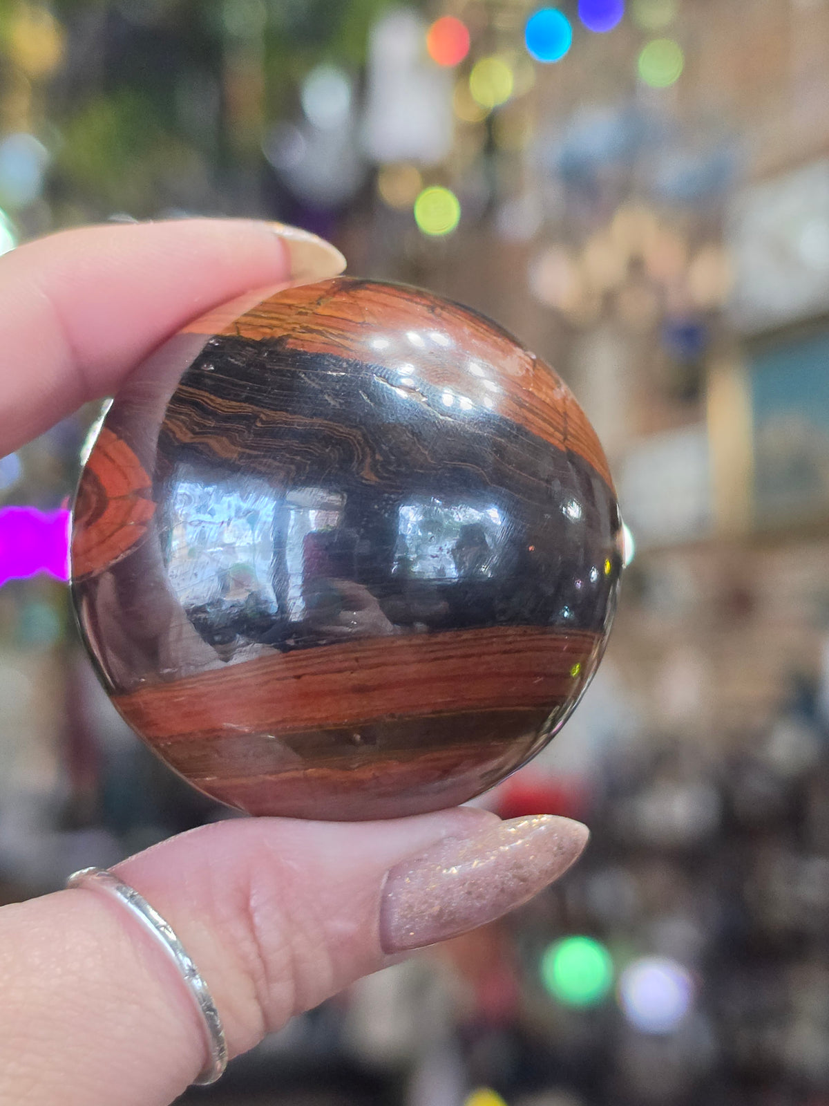 Tiger Iron Sphere