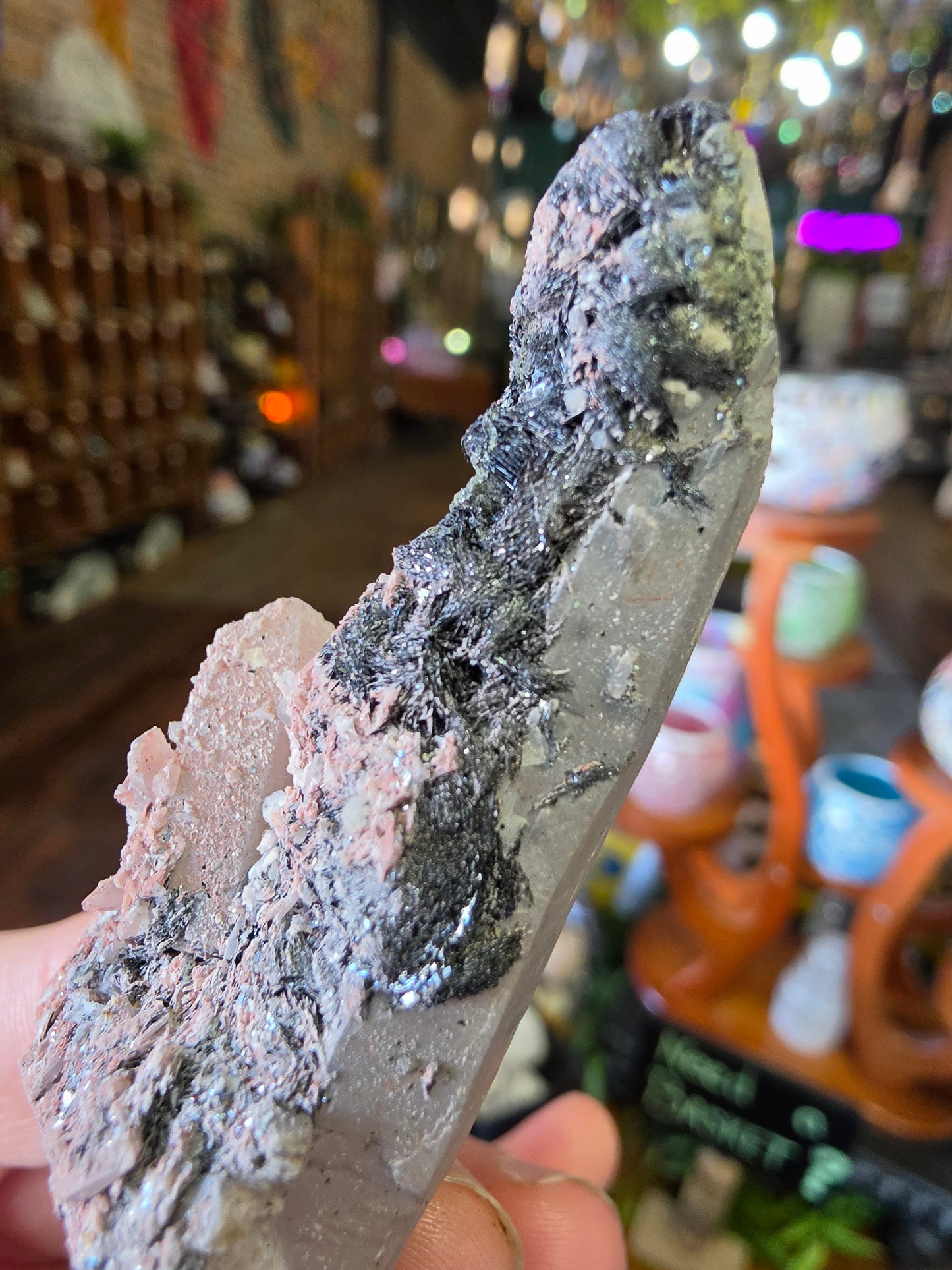 Specular Hematite on Quartz