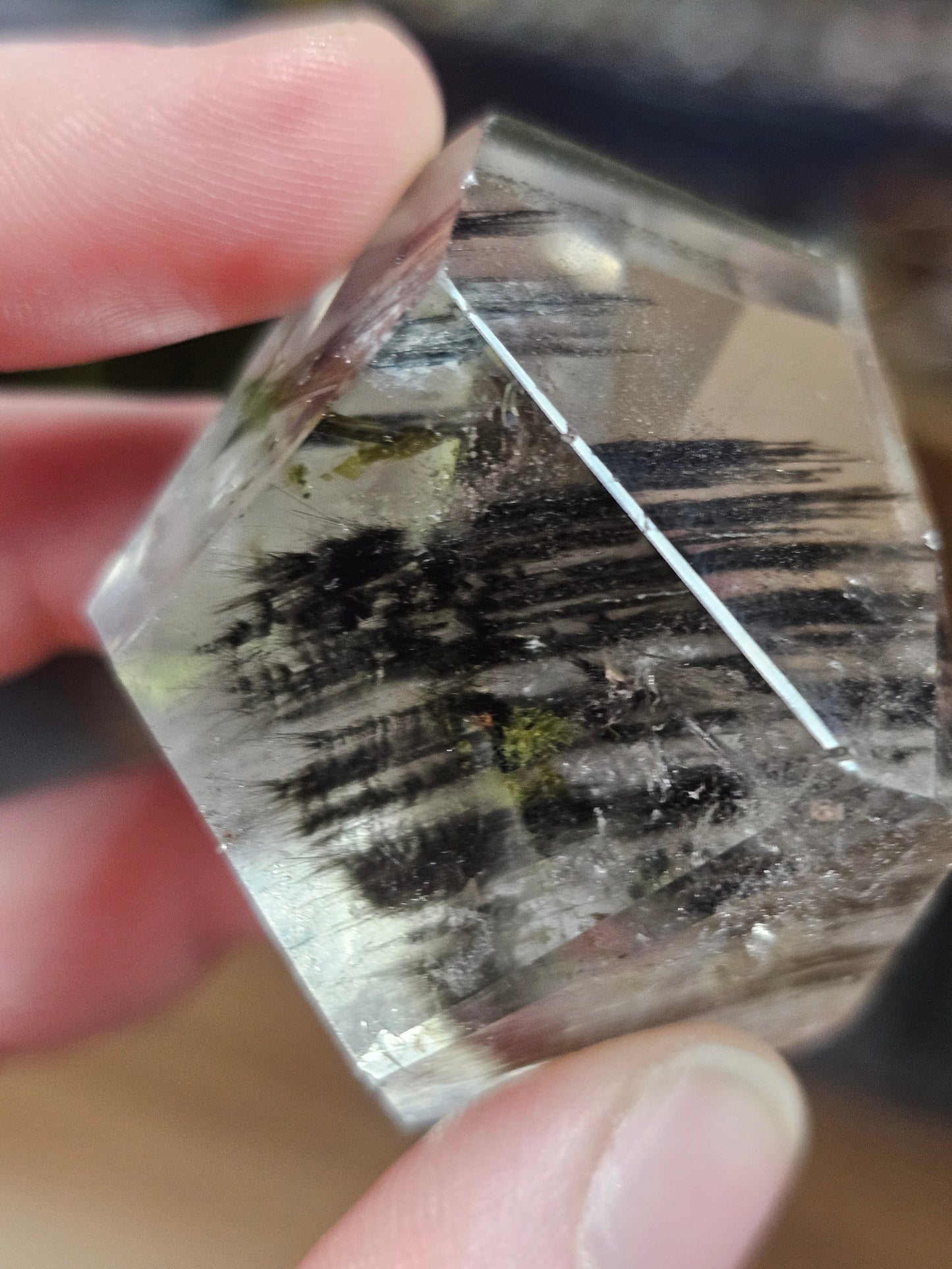 Actinolite and Epidote in Quartz