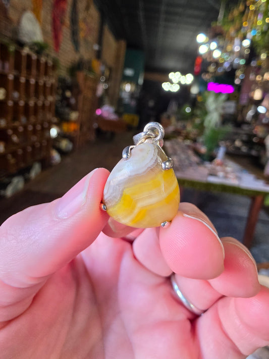 Bumblebee Jasper Pendant