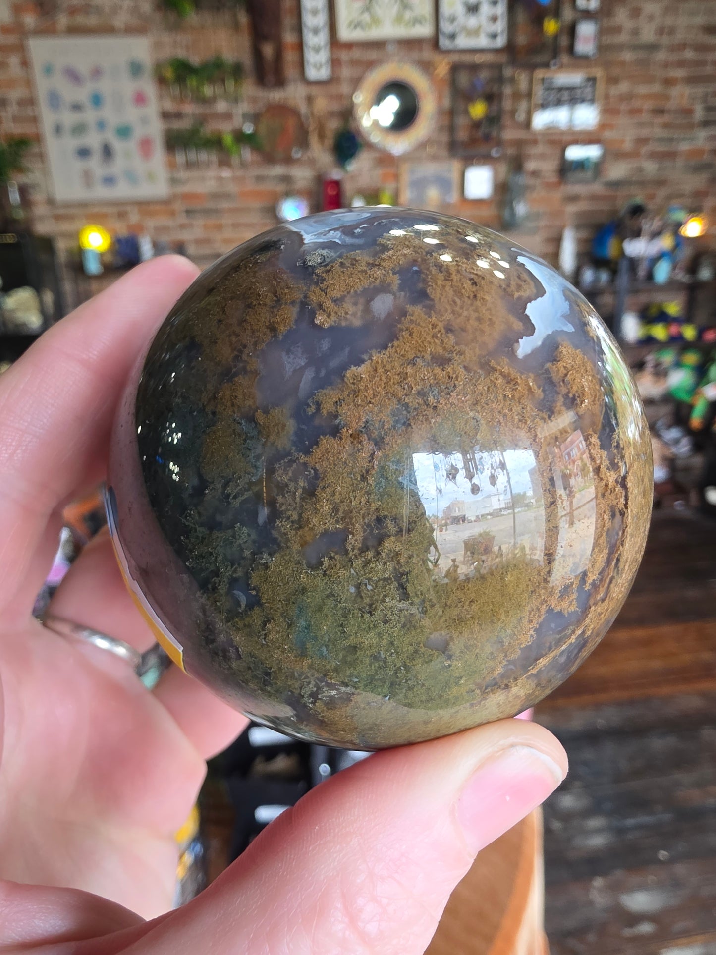 Moss Agate Sphere