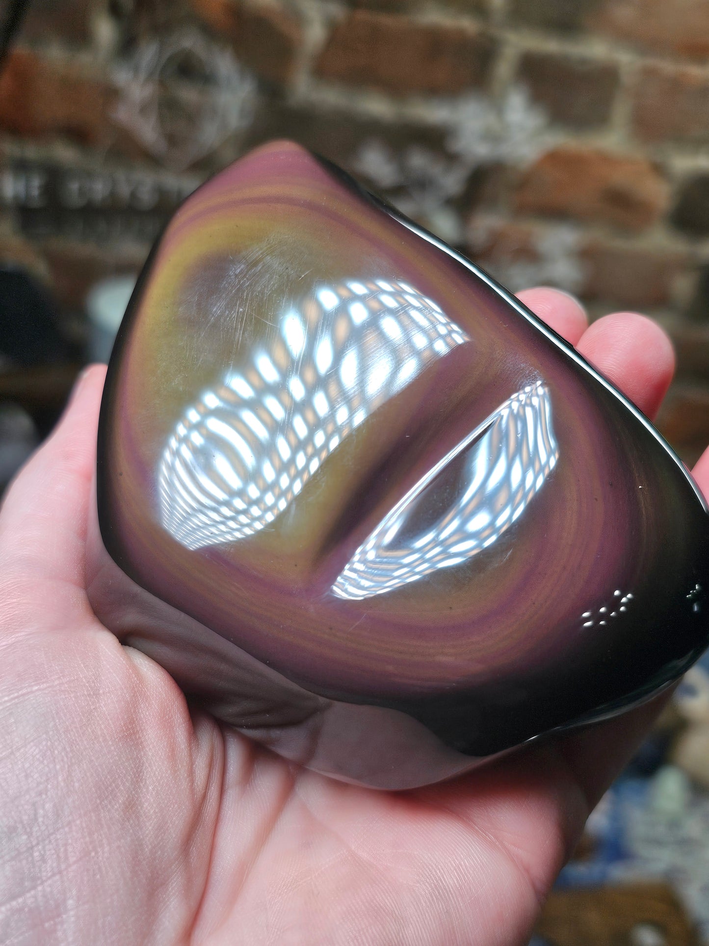 High Grade Rainbow Obsidian Free form