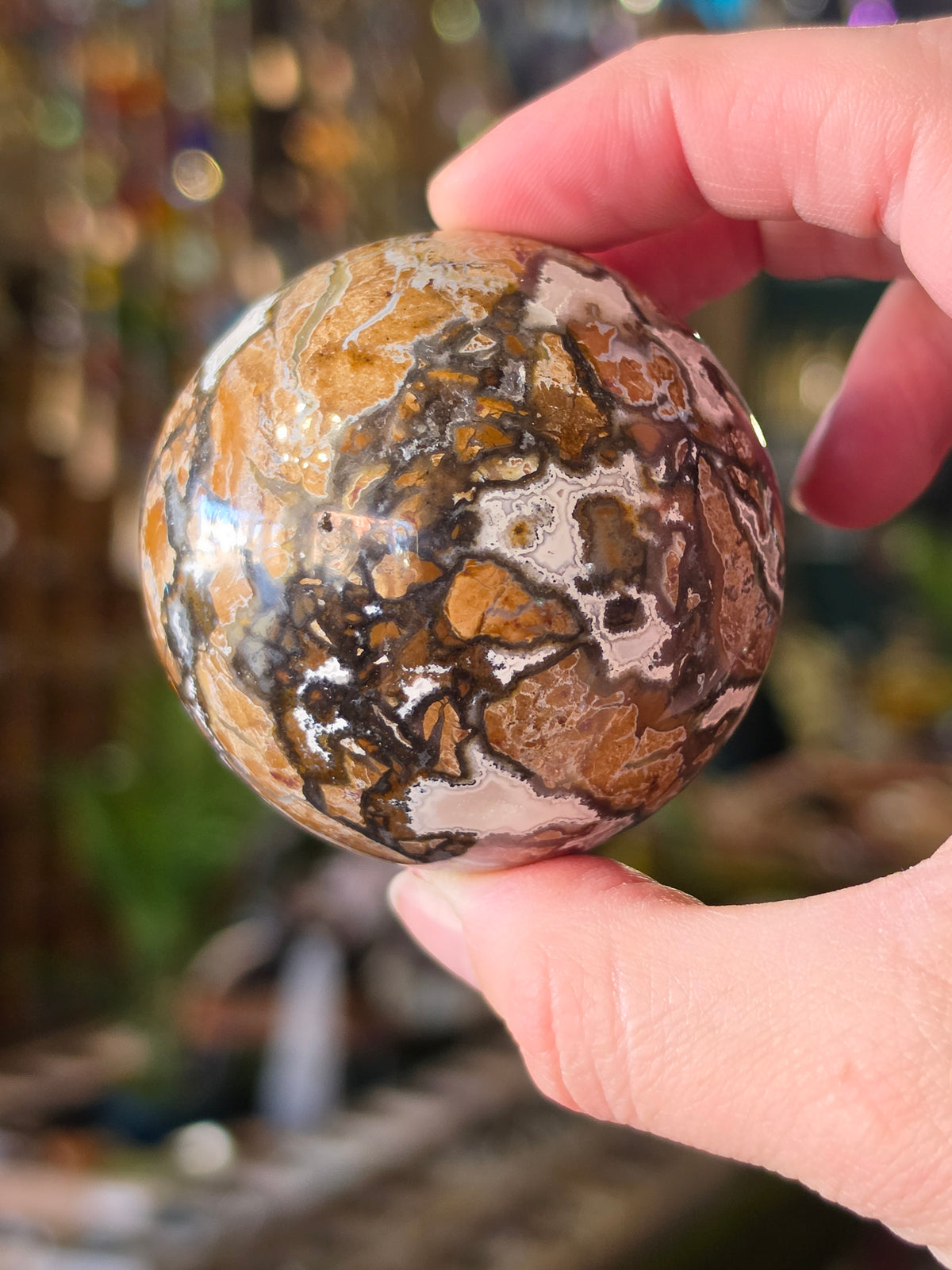 Canyon Jasper (Brecciated Jasper) Sphere