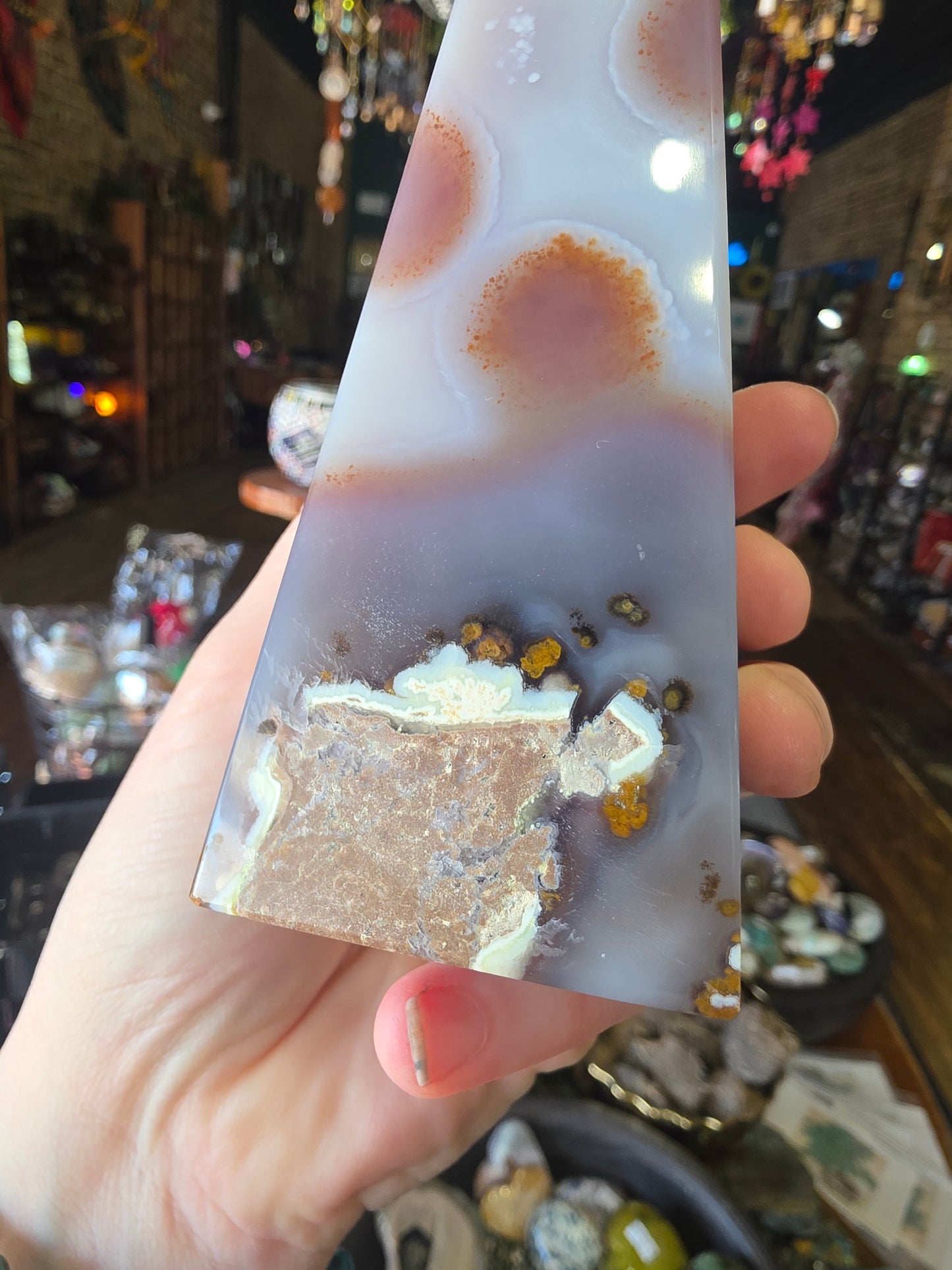 Brazilian Agate Tower