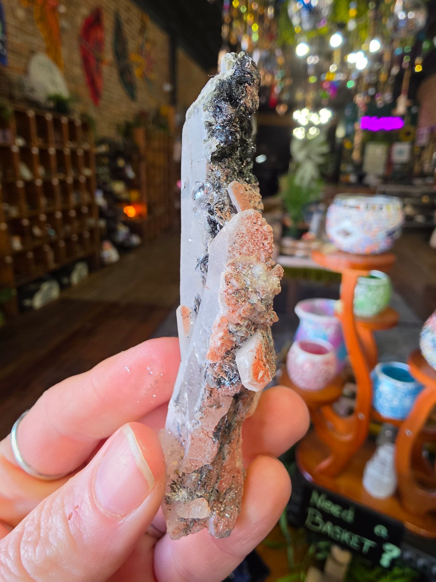 Specular Hematite on Quartz