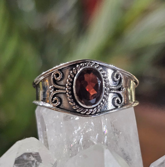 Size 9.5 Garnet Ring