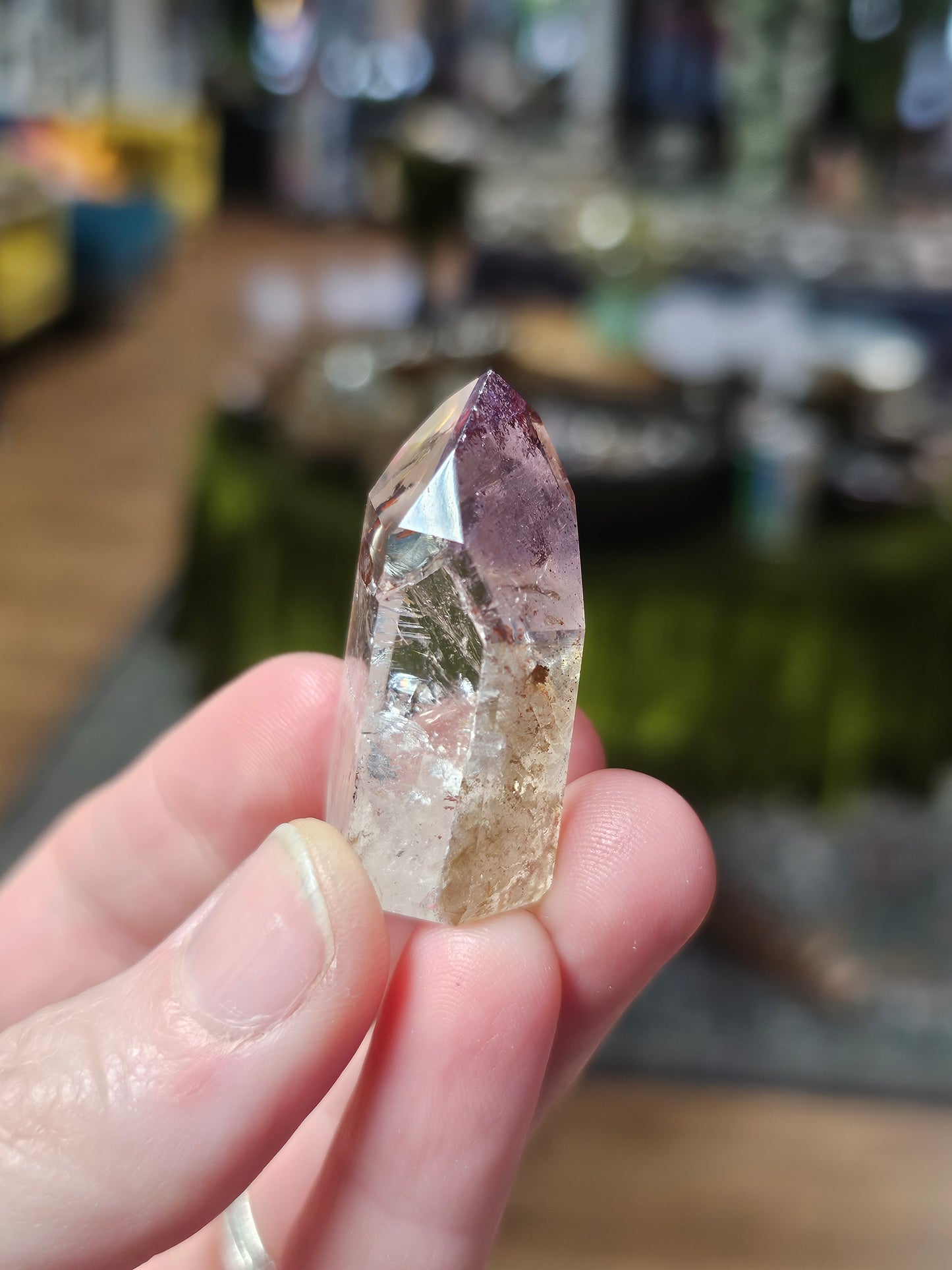 Dream Coated Amethyst Point