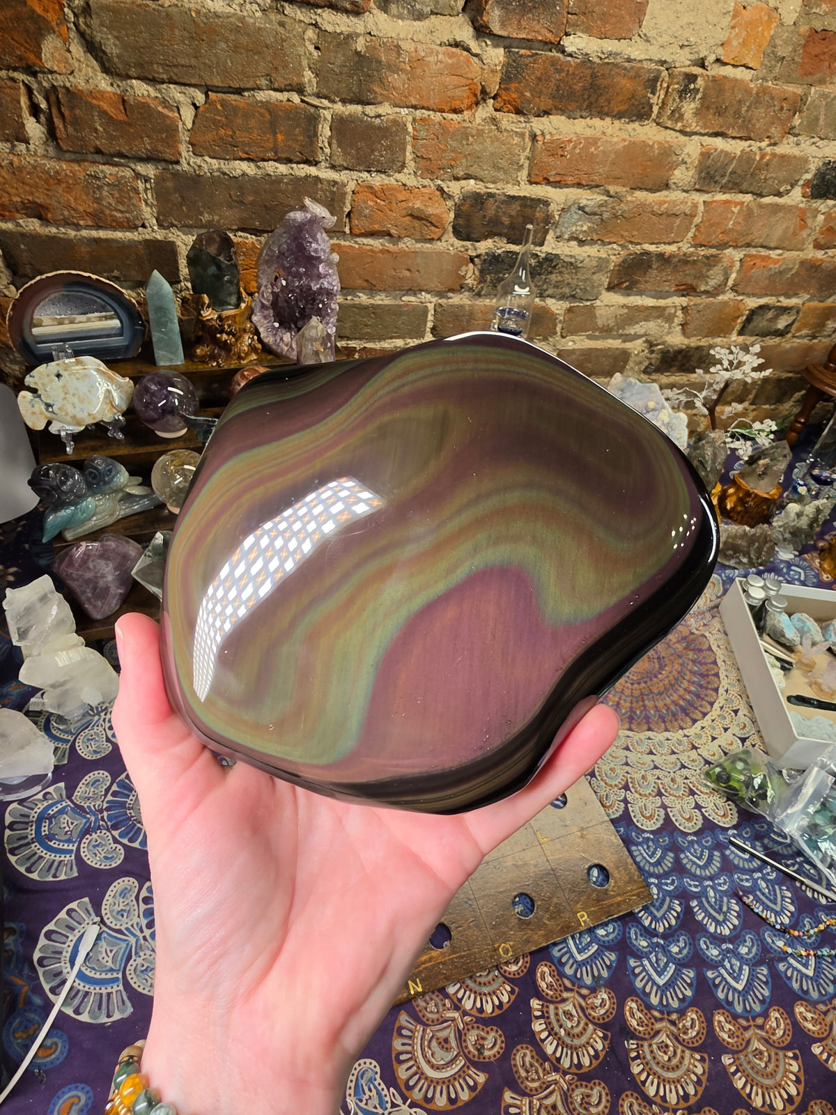 Rainbow Obsidian Freeform