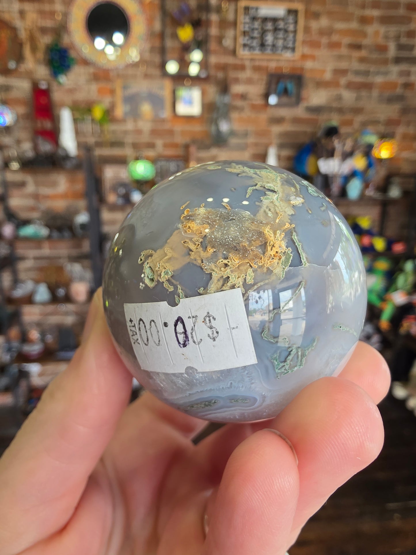 Moss Agate Sphere