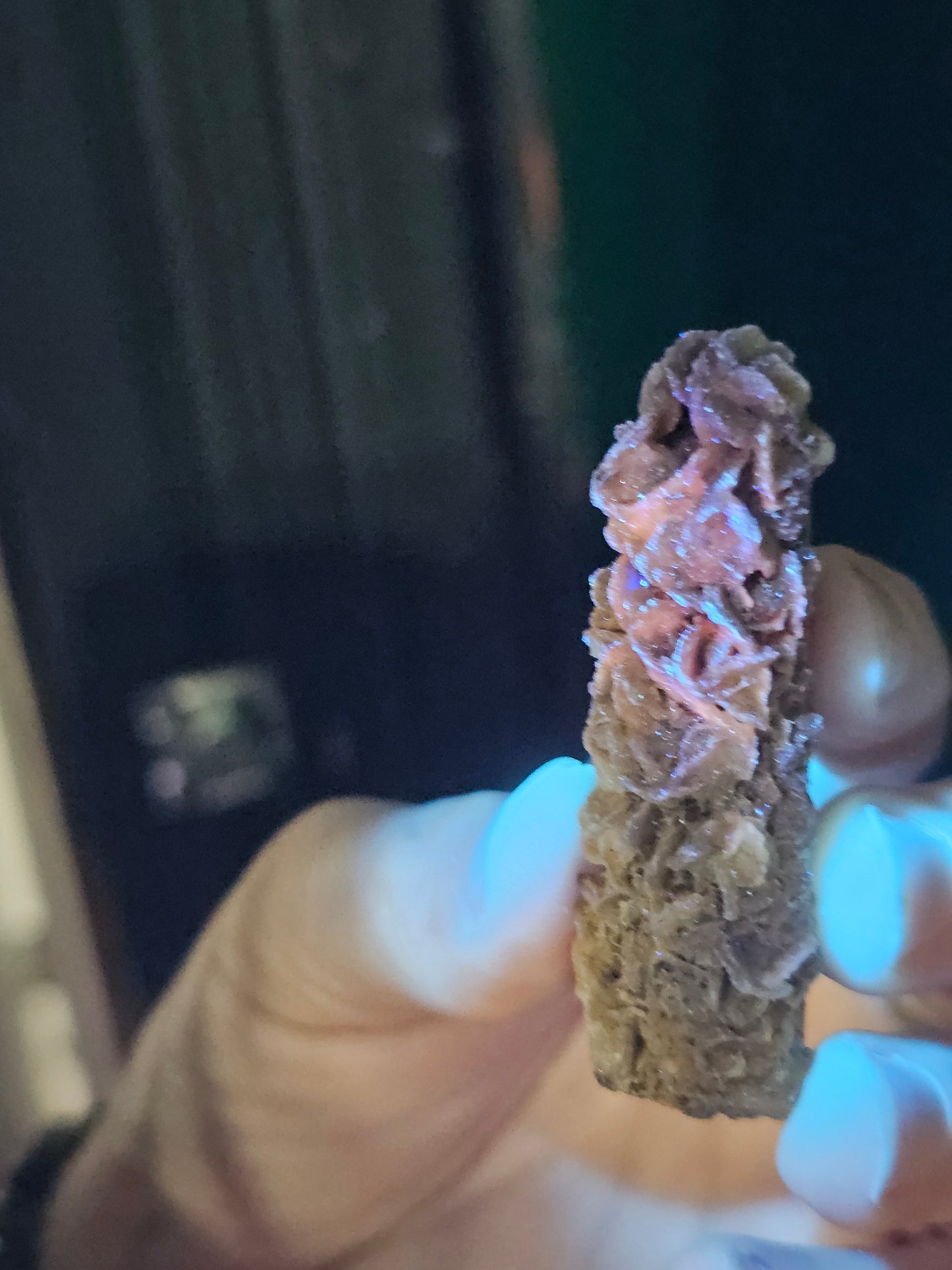 Calcite on Quartz