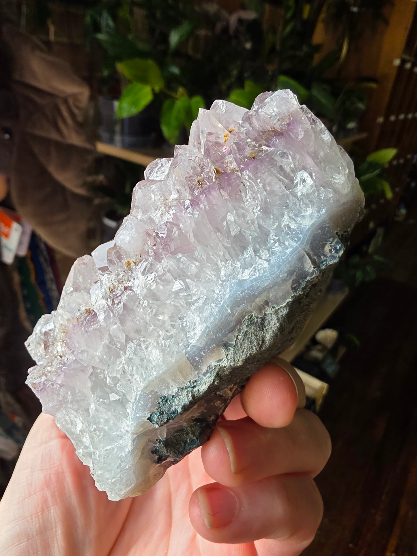 Included Amethyst Cluster