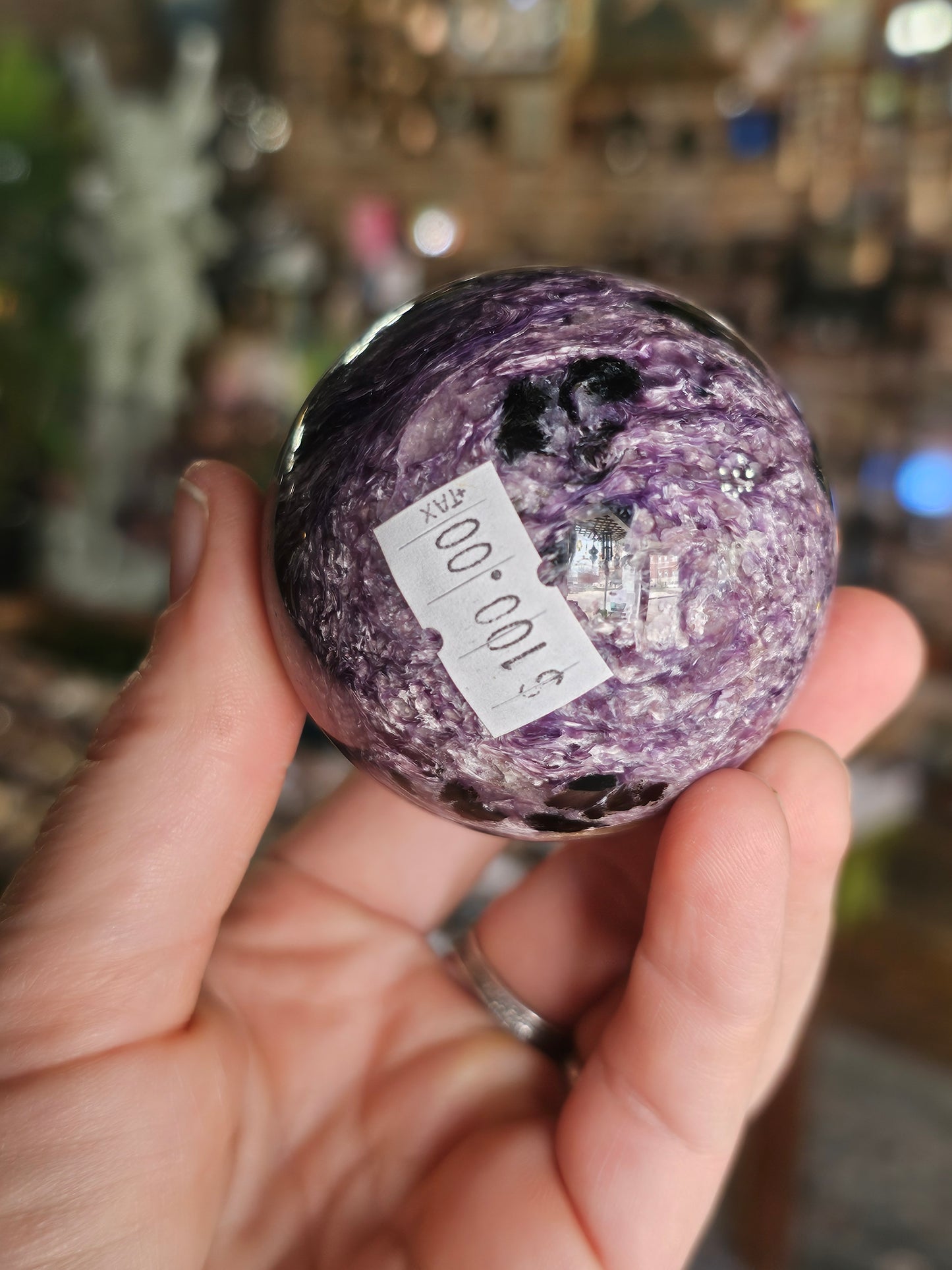 Charoite Sphere