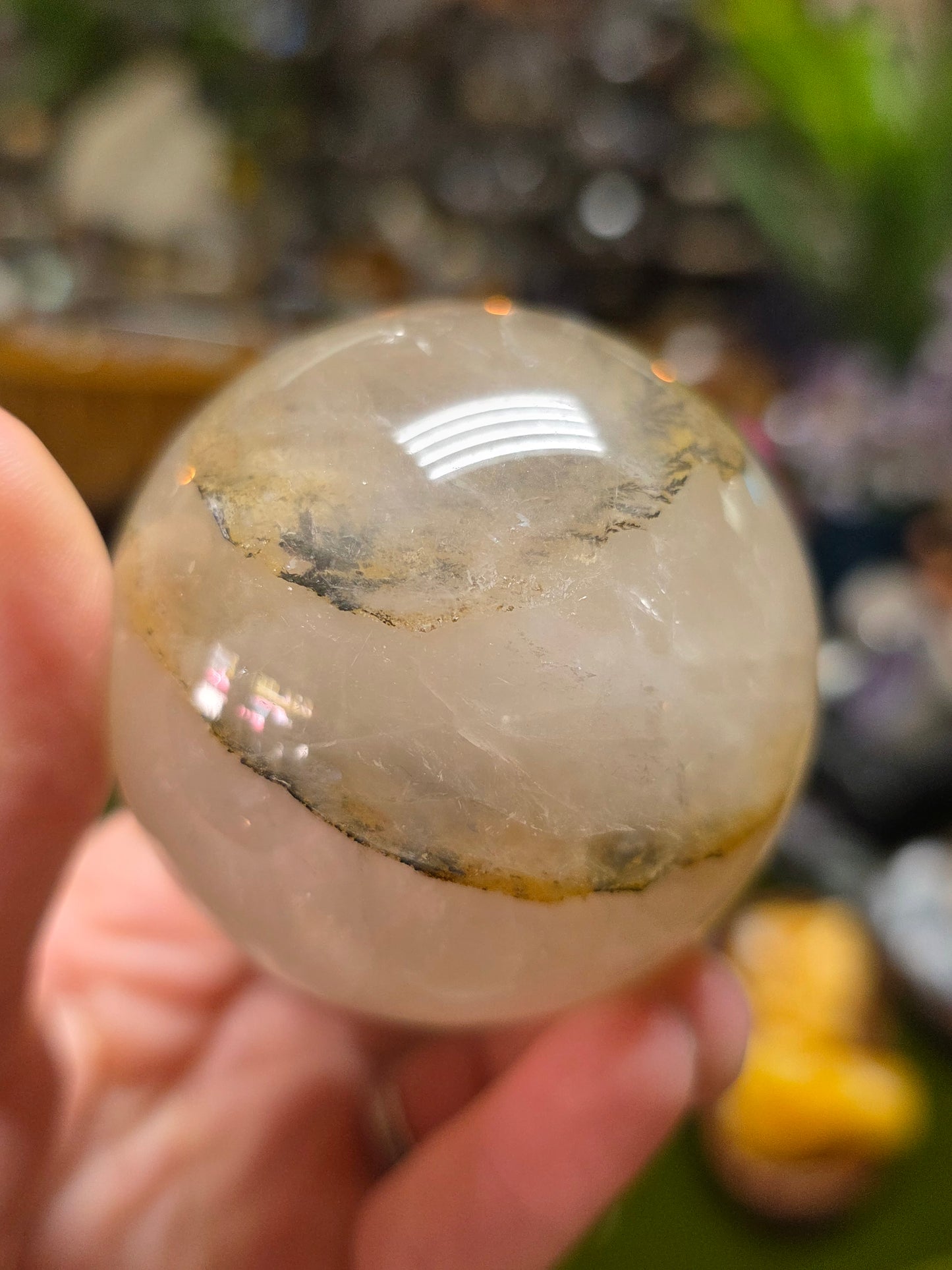 Dendritic Quartz Sphere