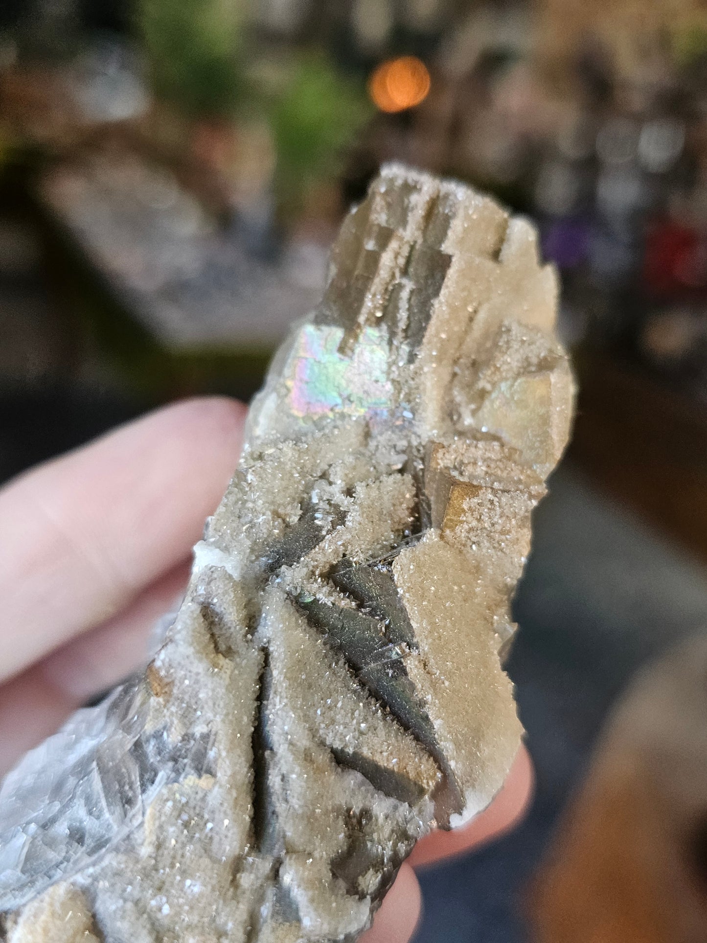 Iridescent Fluorite