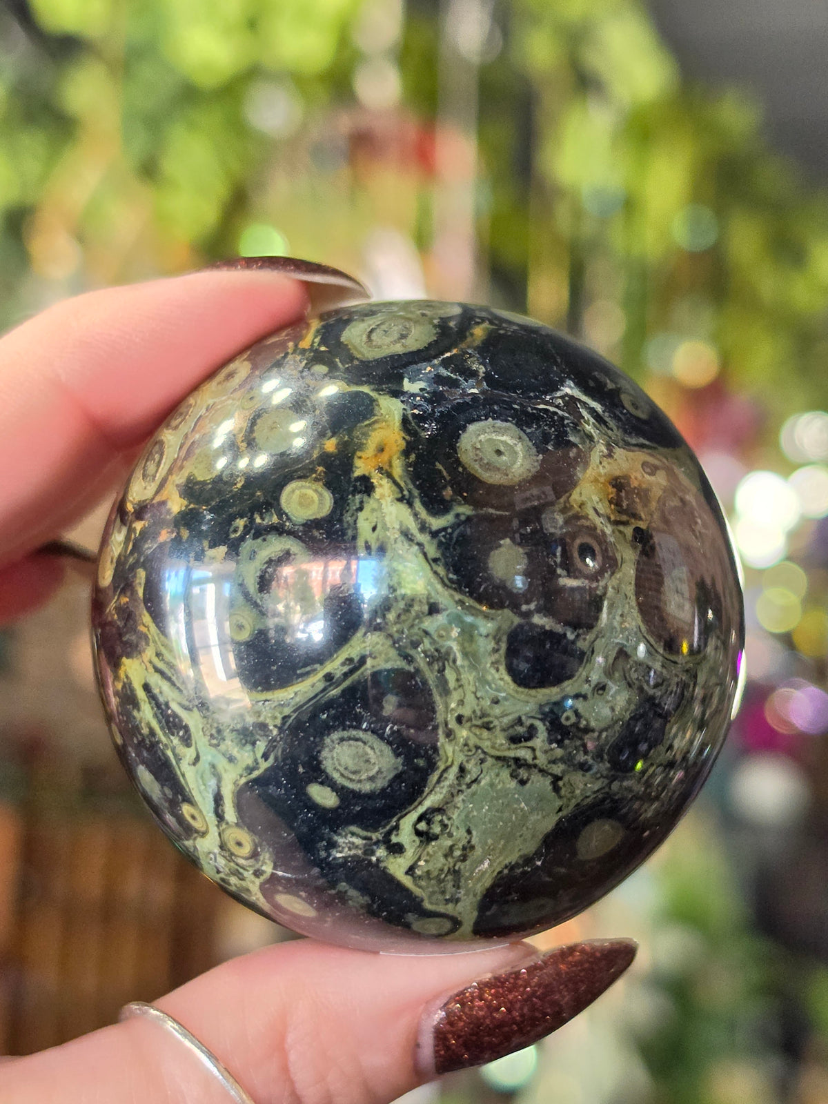 Kambaba Jasper Sphere