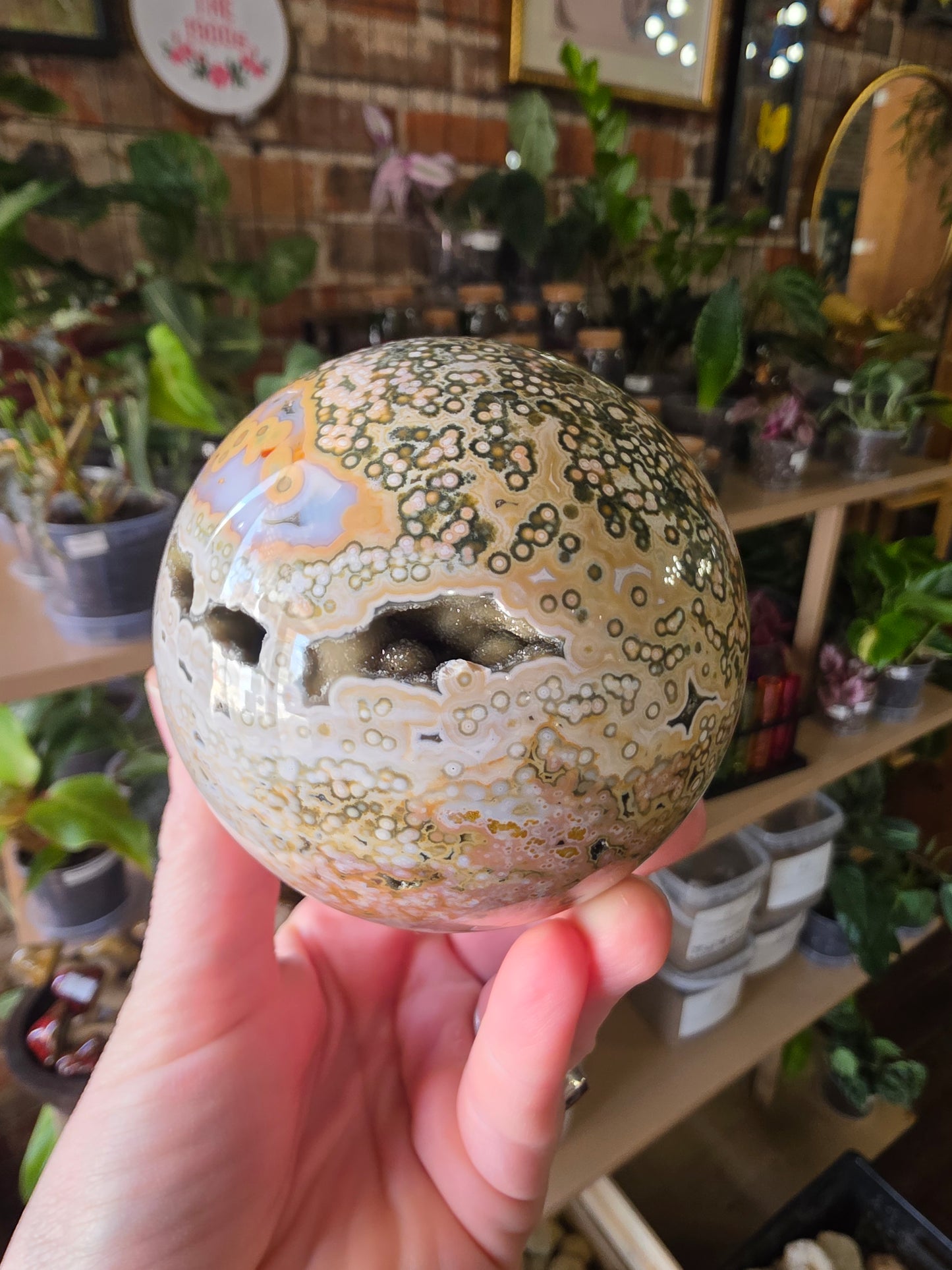 Ocean Jasper Sphere