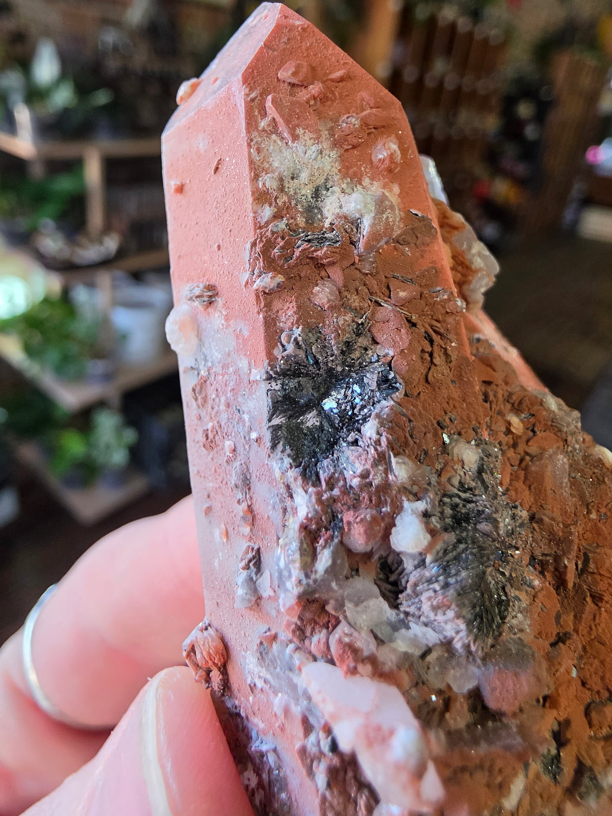 Specular Hematite on Quartz