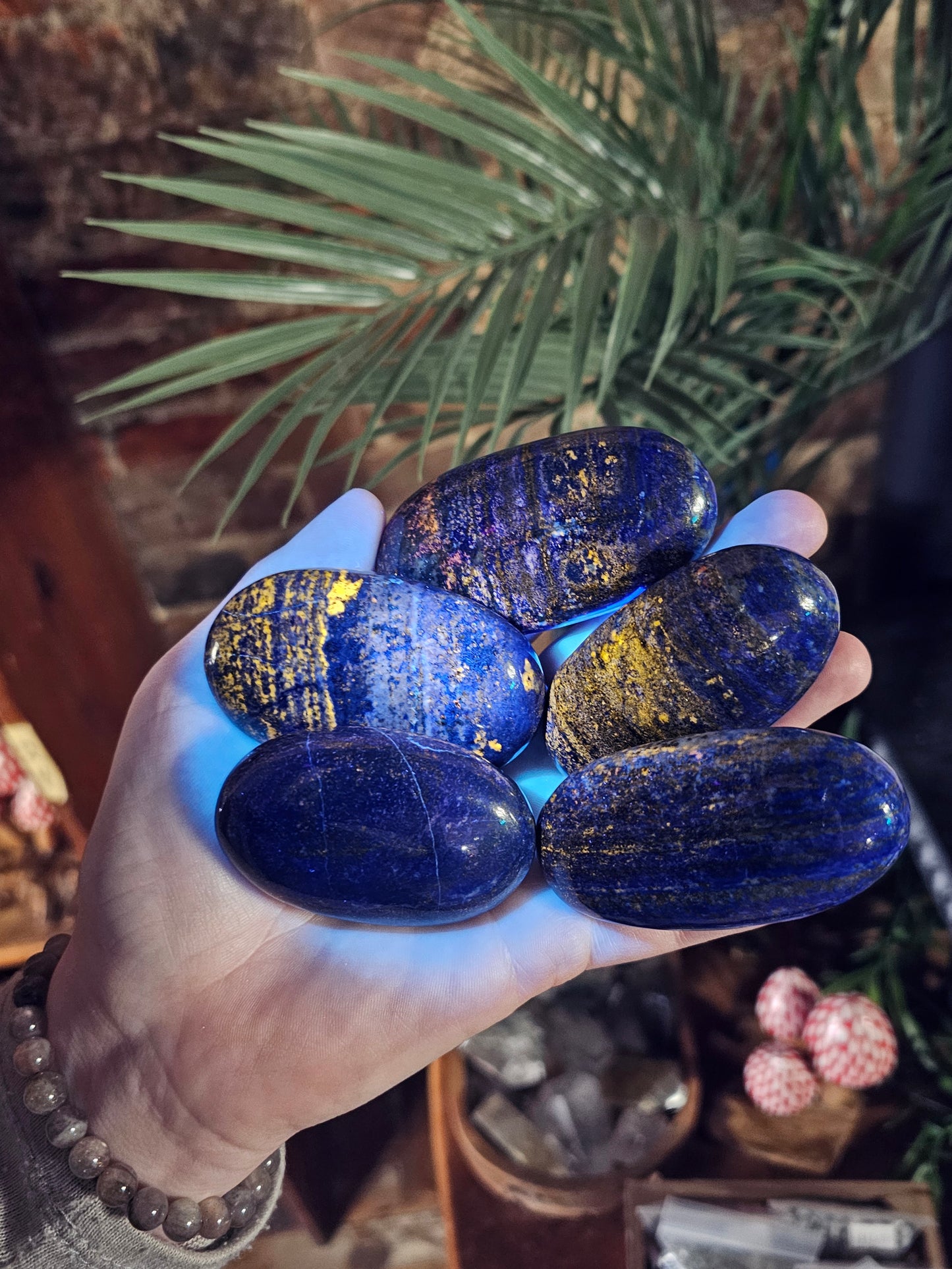 Lapis Lazuli Palm Stone