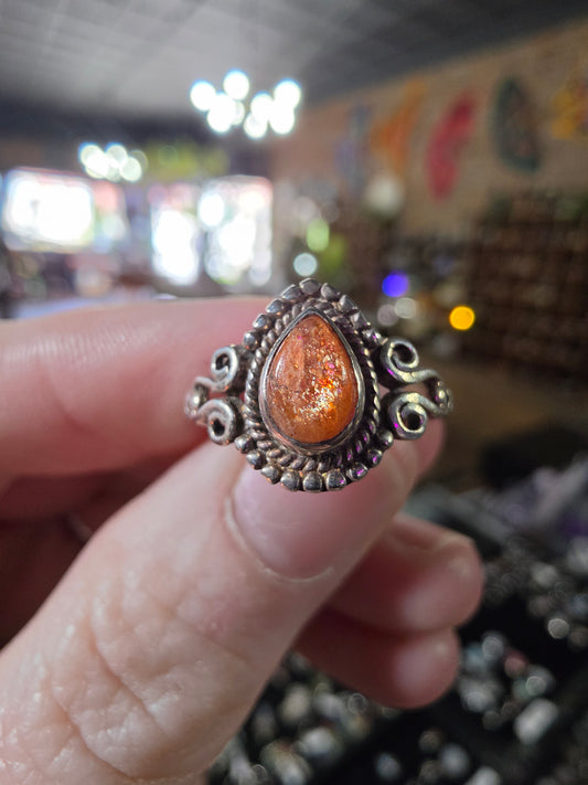 Sunstone Ring Size 7