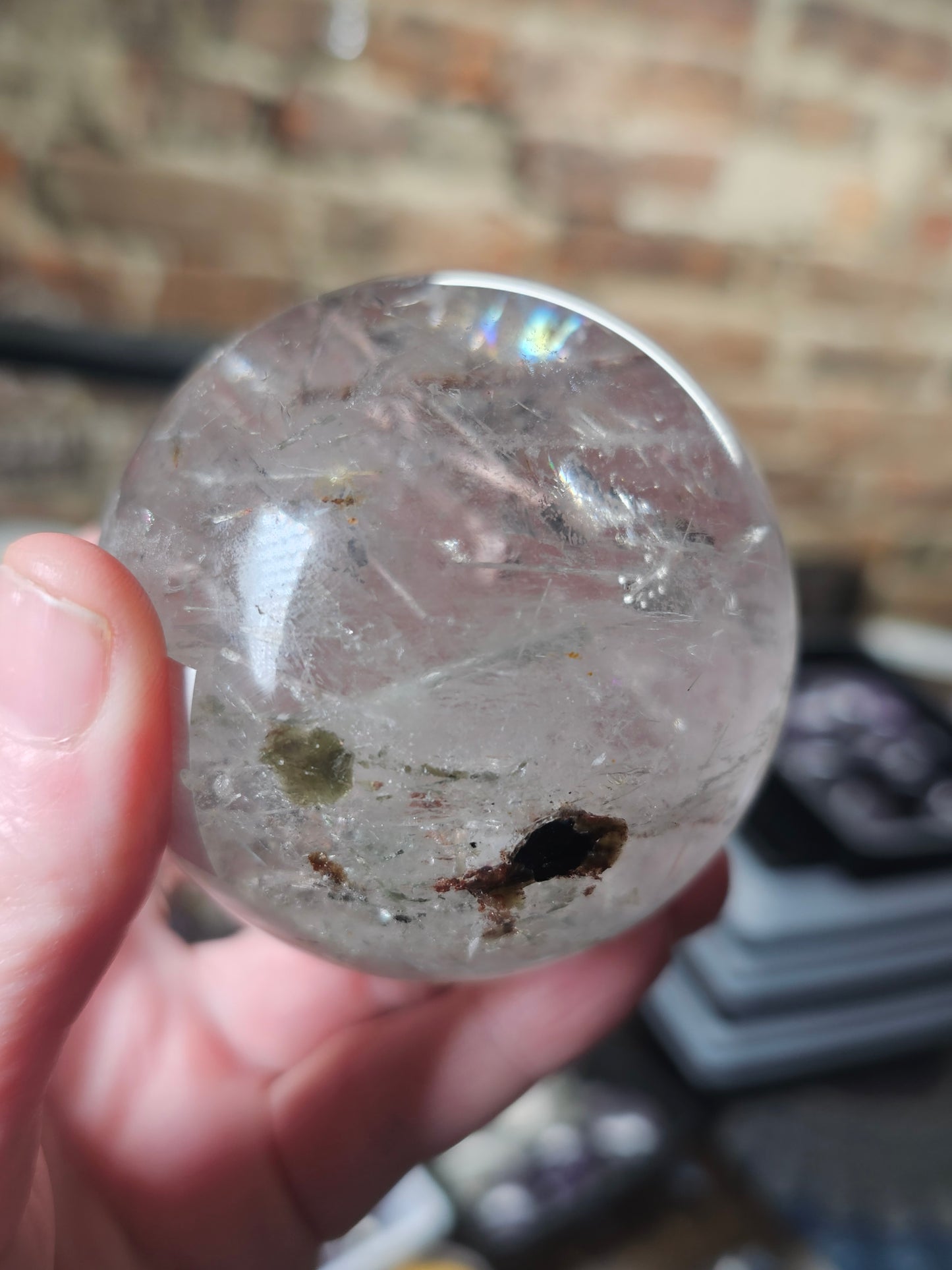 Included Quartz Sphere