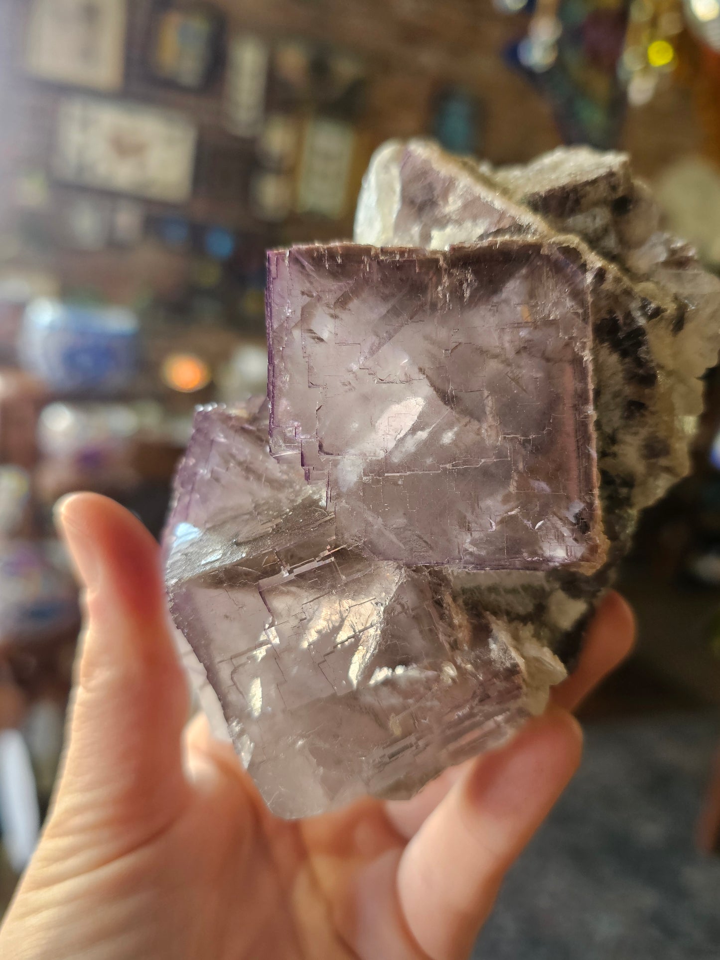Purple Cubic Fluorite