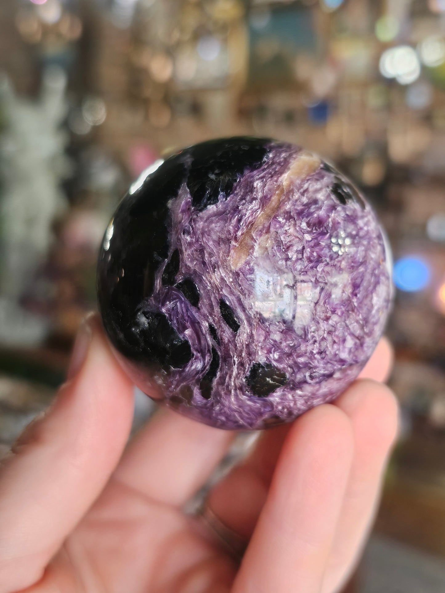 Charoite Sphere