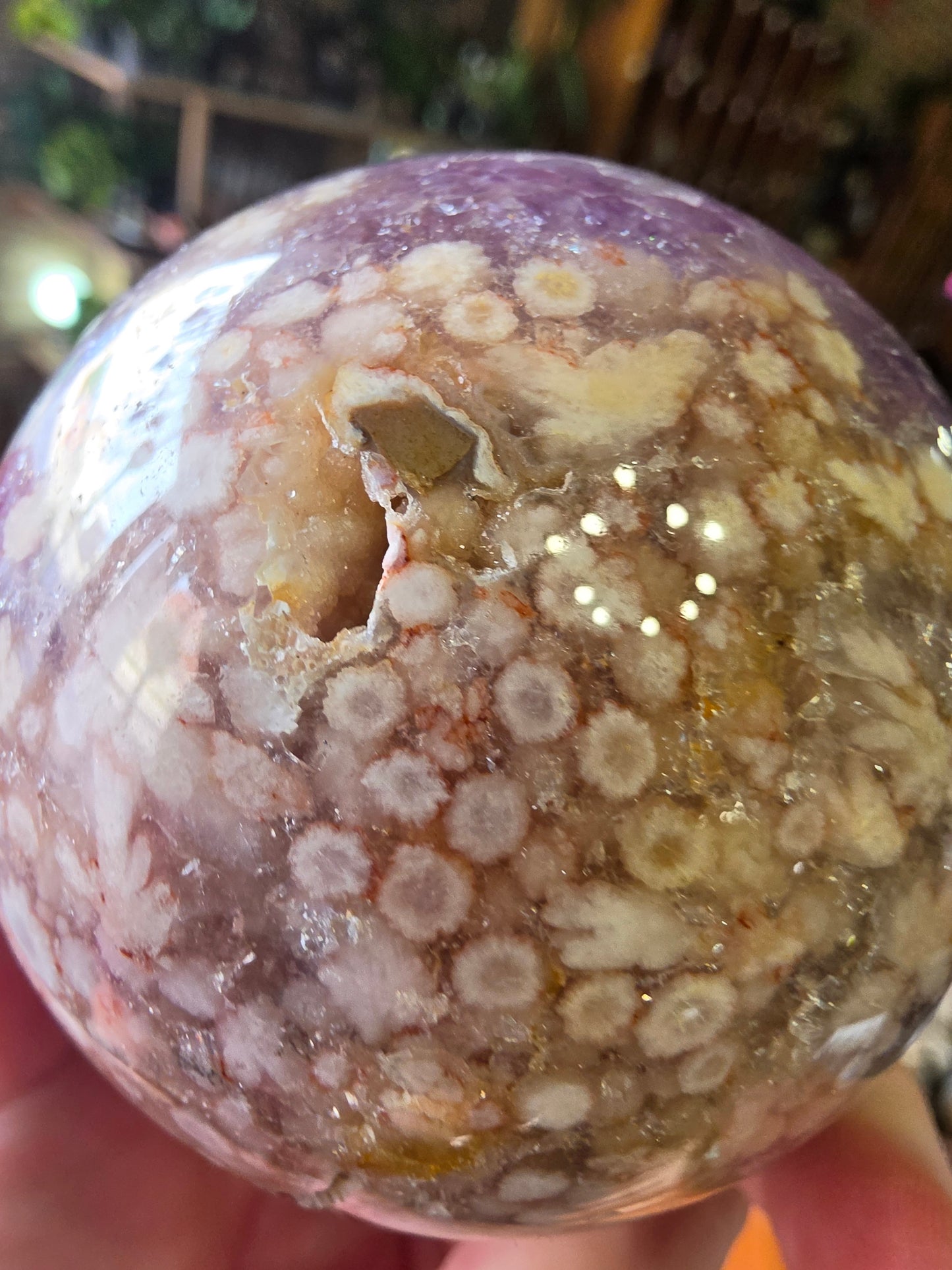 Amethyst Flower Agate